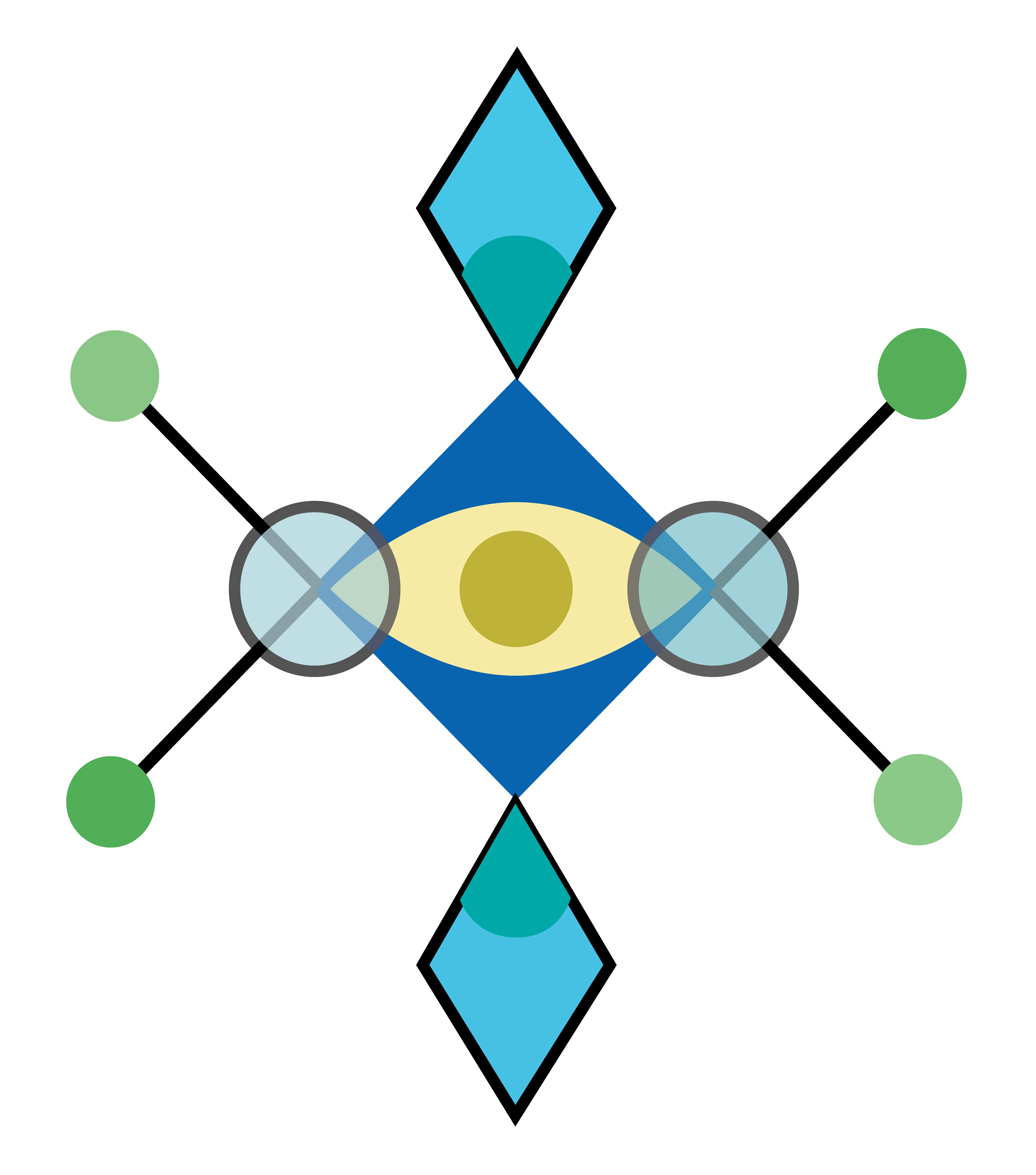 Diamond Eyes, Digital Art, Vector Drawing 2, 2025