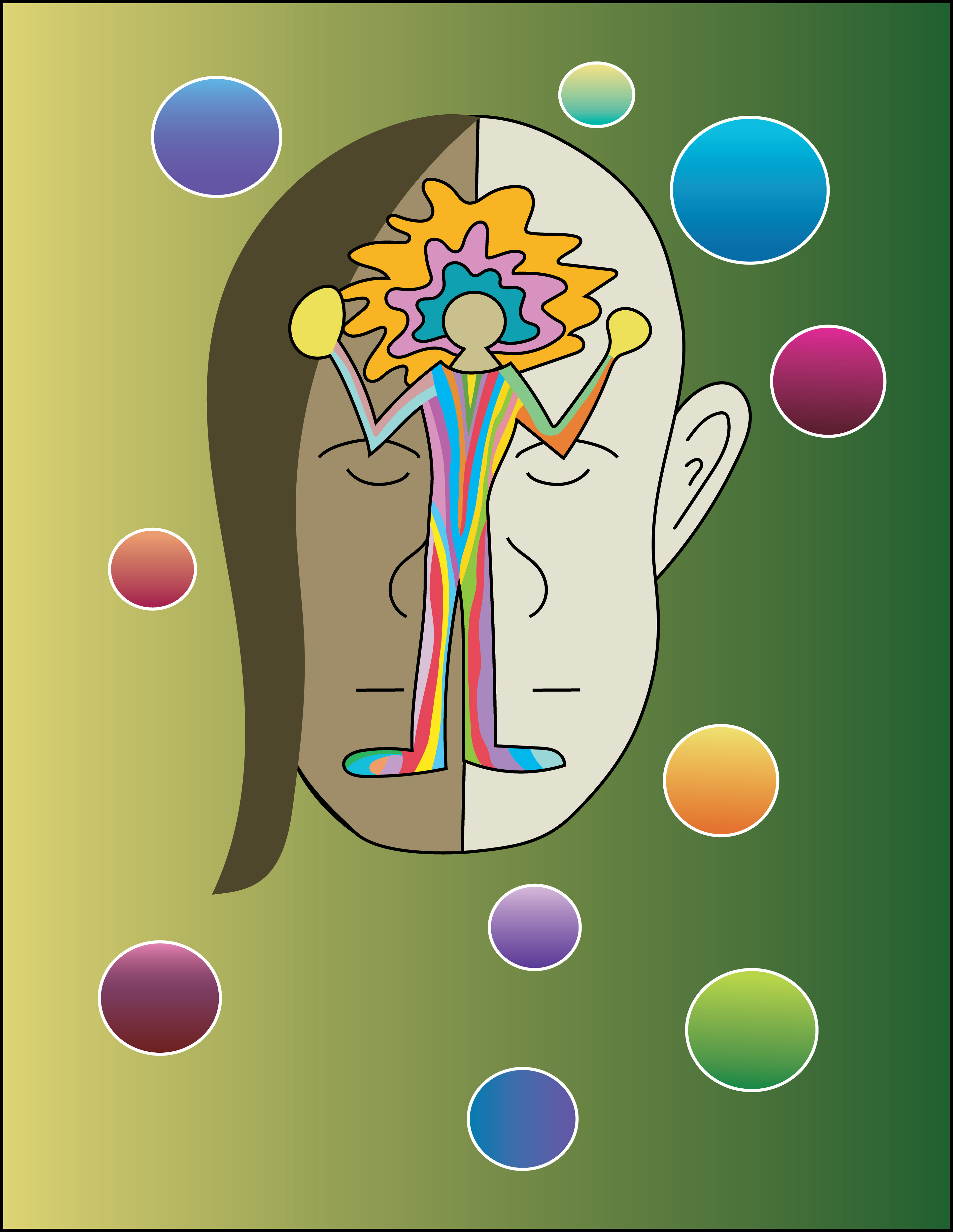 Idea Bubbles, Digital Art, Version 4, 2026