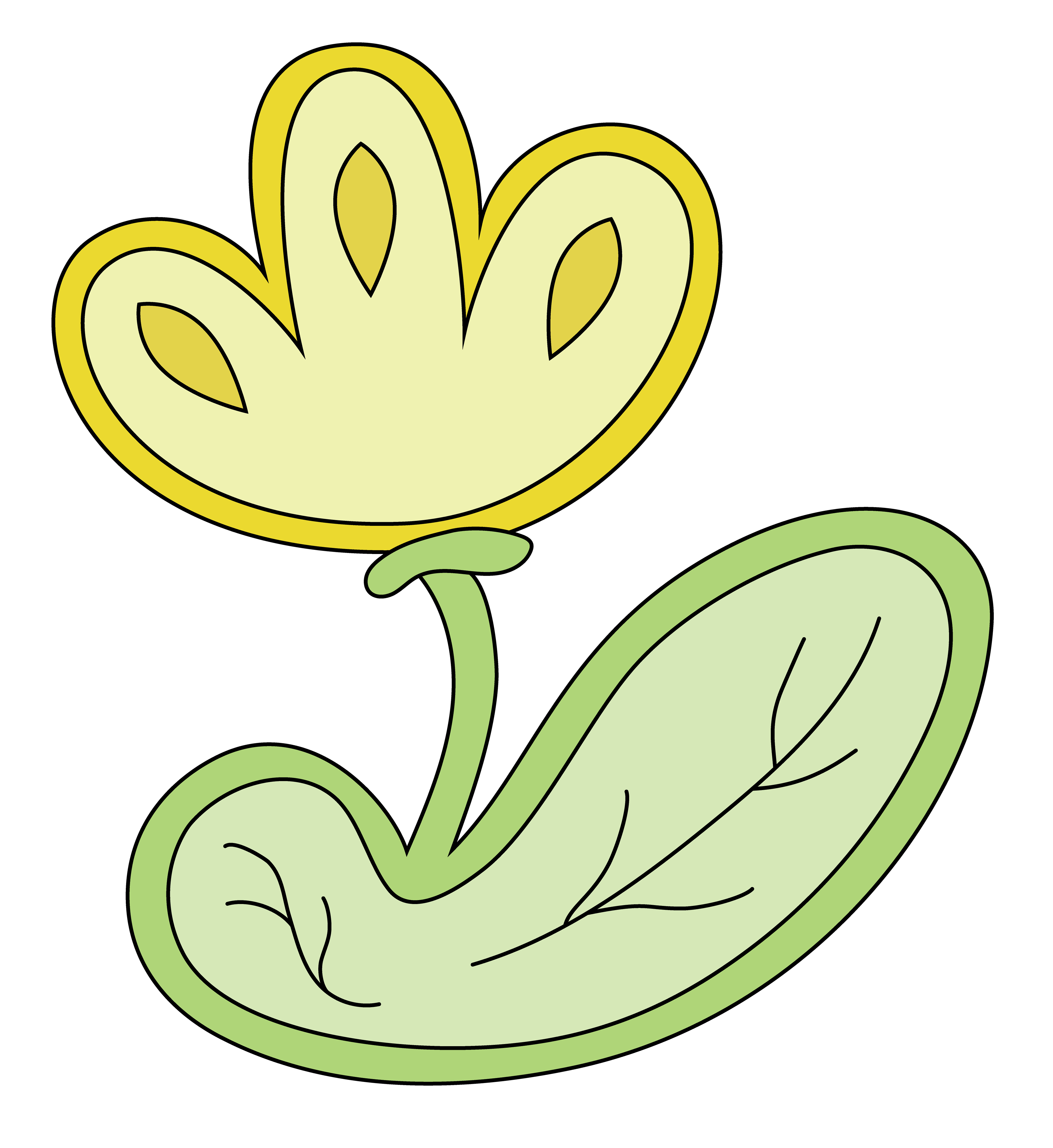 Flower Decal, Vector Drawing 2, 2025