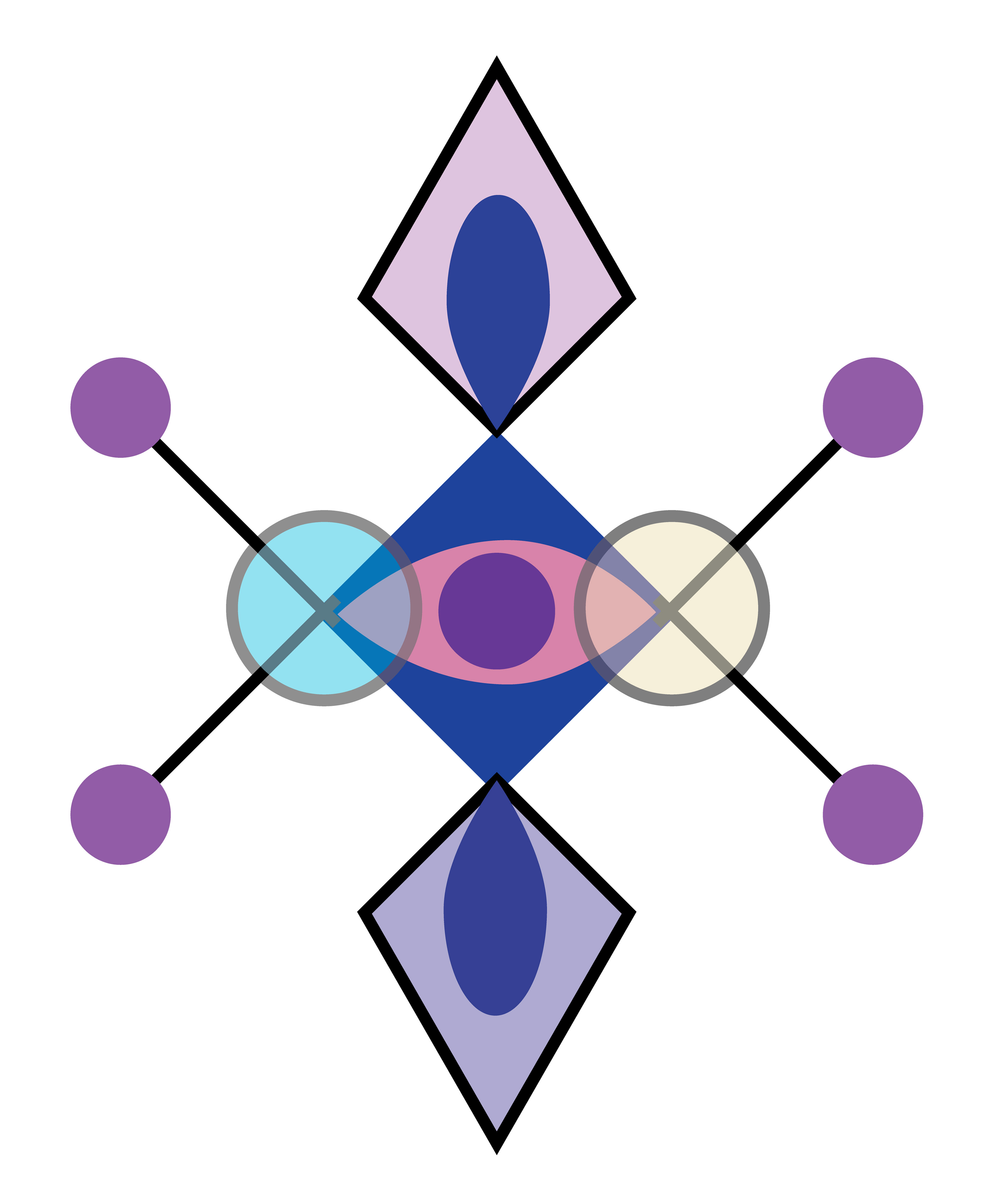 Diamond Eyes, Digital Art, Vector Drawing 3, 2025