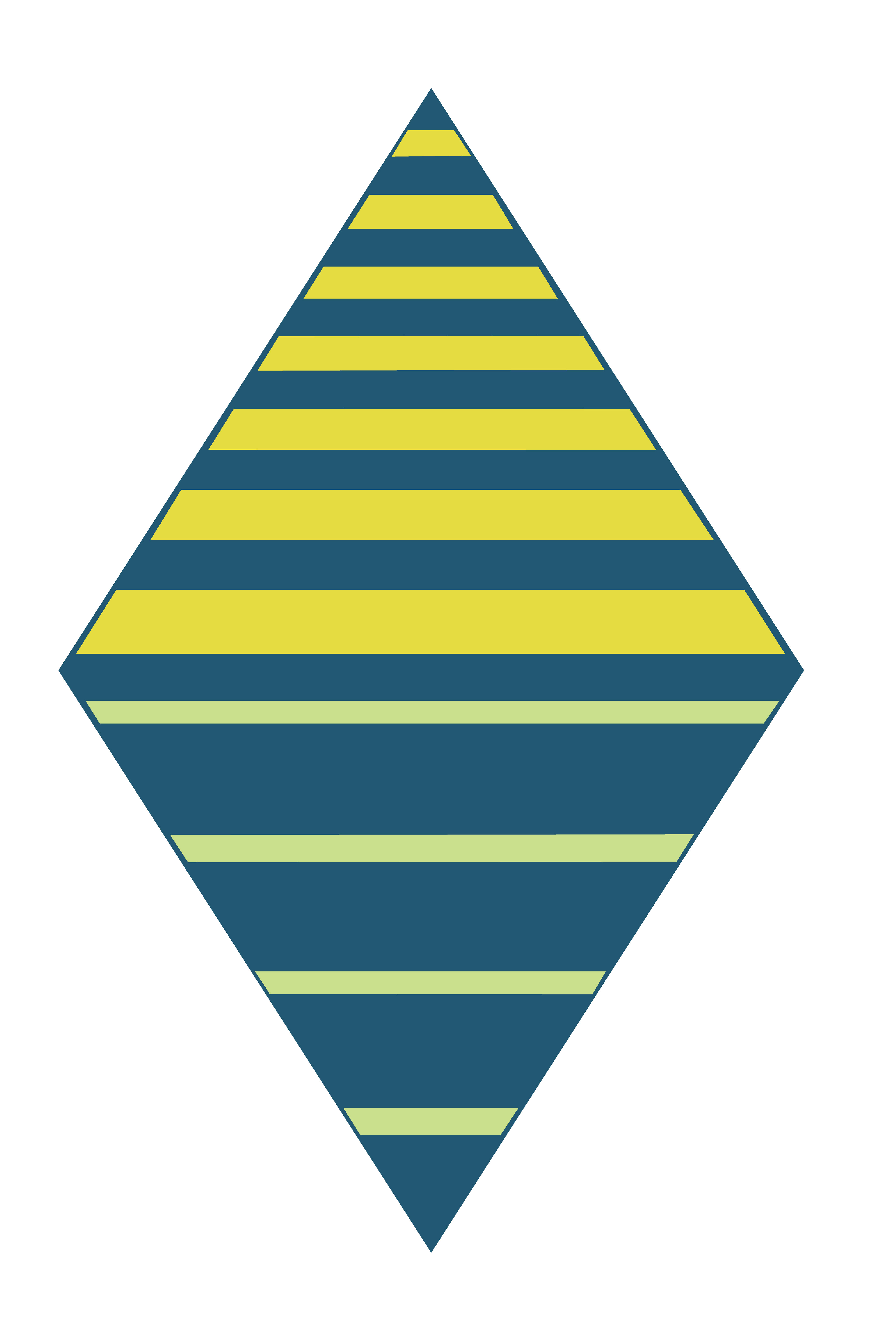 Striped Rhombus, Vector Drawing 7, 2026