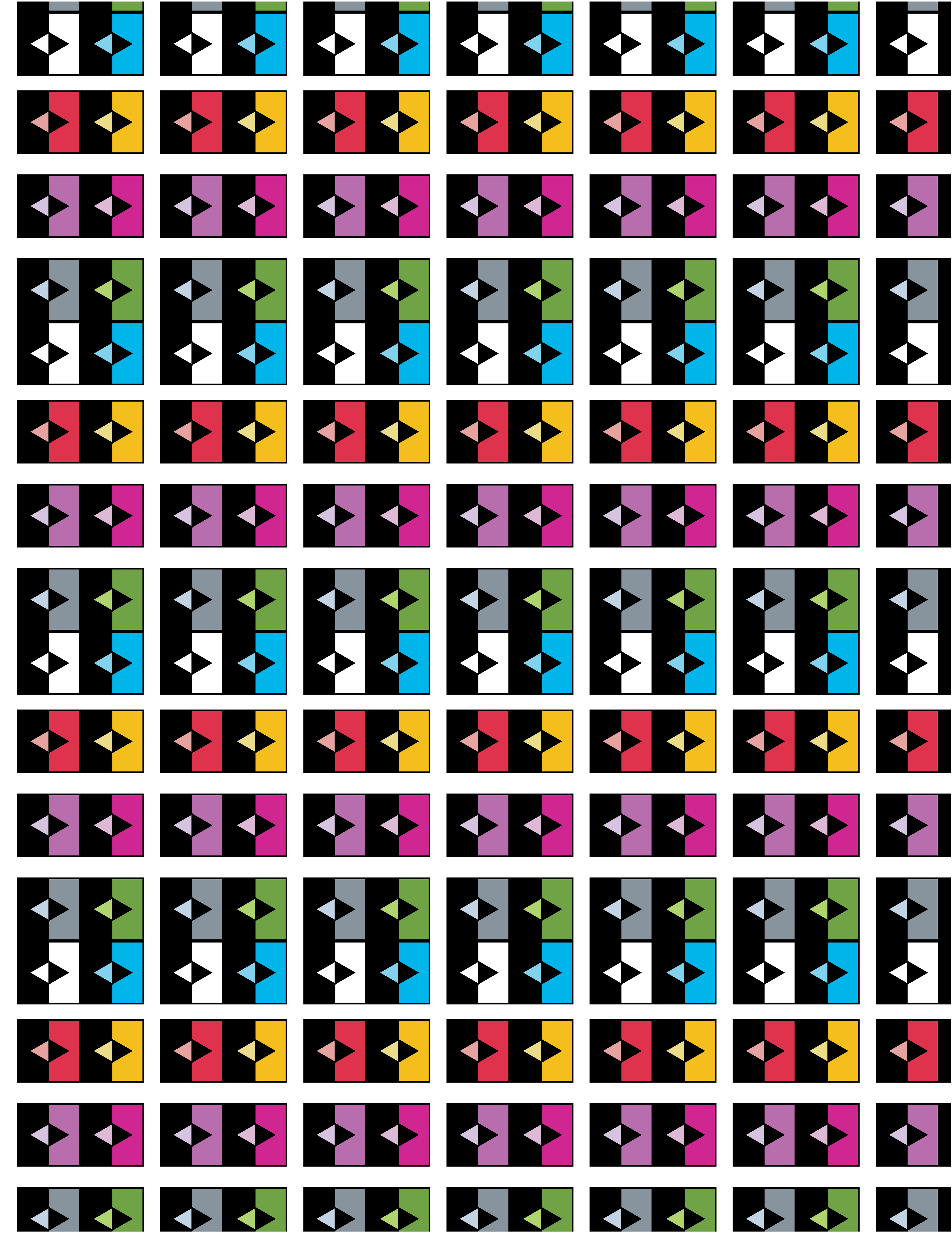 Diamond Portals, Digital Art, Pattern 7, 2022