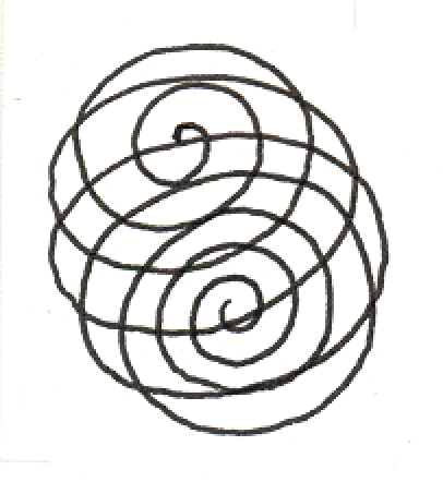 Sketch for Spiral Storm - 1991-07-10-JB-d1