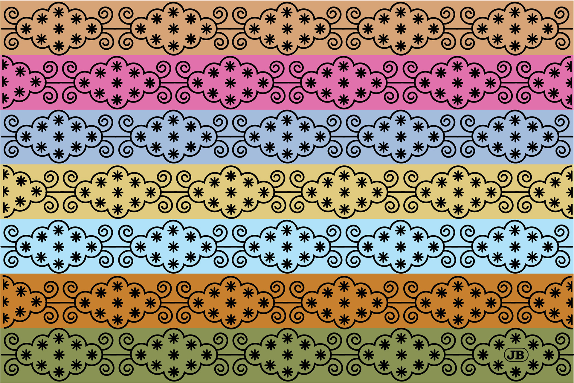Wallpaper Clouds, Digital Art, 2007