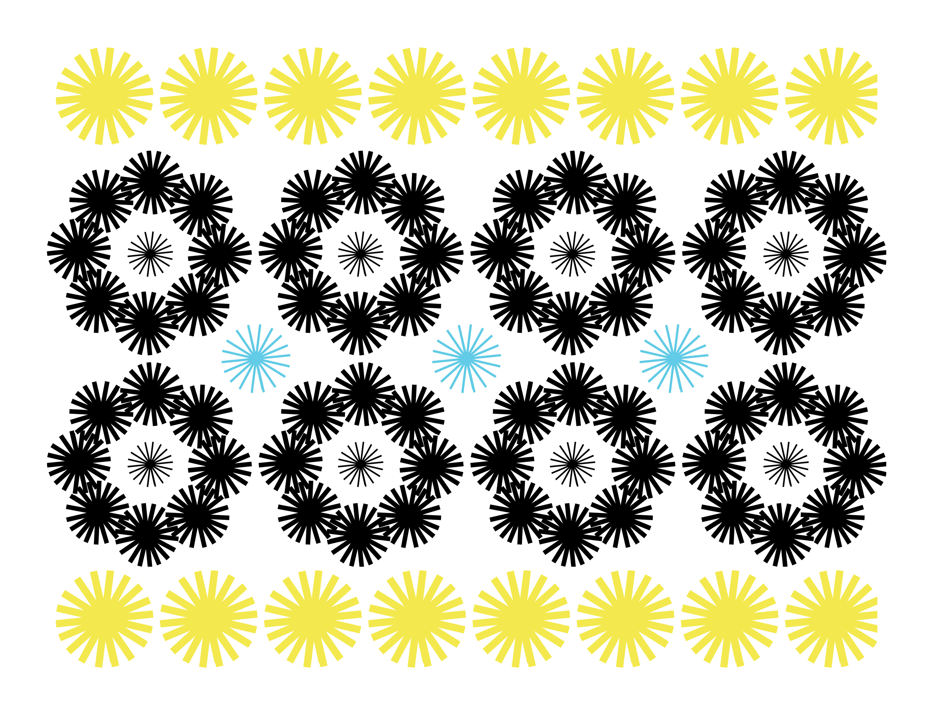 Sunbeam Flowers, Digital Art, version 3, 2022