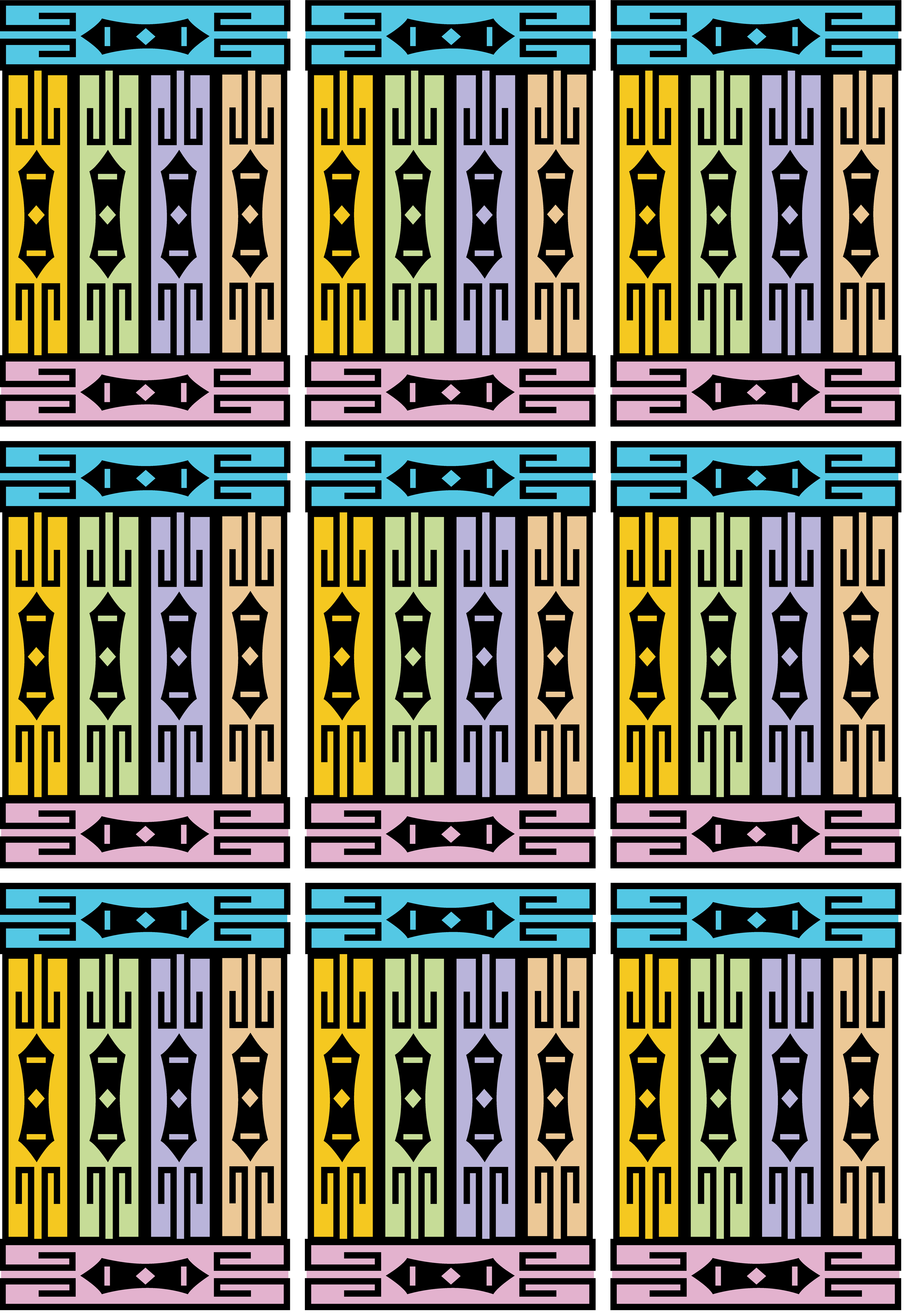 Stuffed Bookshelf Pattern, Digital Art, 2022