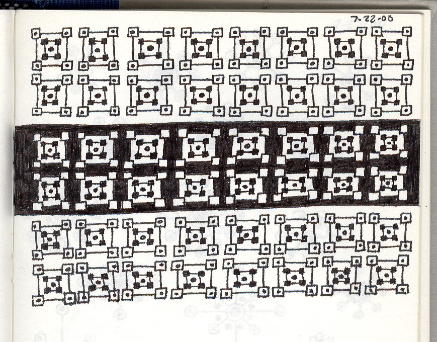 2000-07-22, Pen and Ink on Paper, 2000