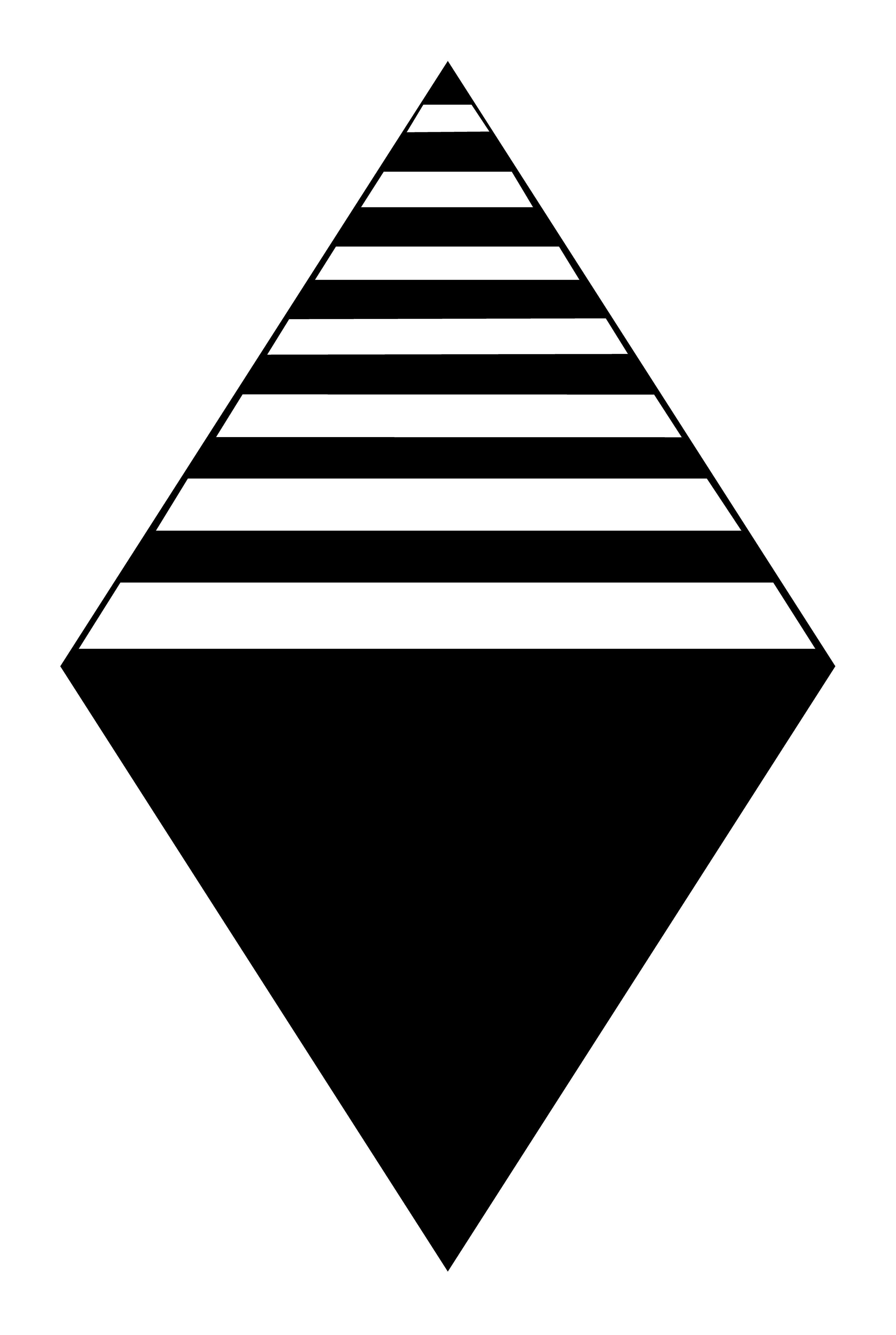 Striped Rhombus, Vector Drawing 2, 2026