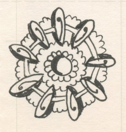Gummy Flower, Pen and Ink on Paper, 2004