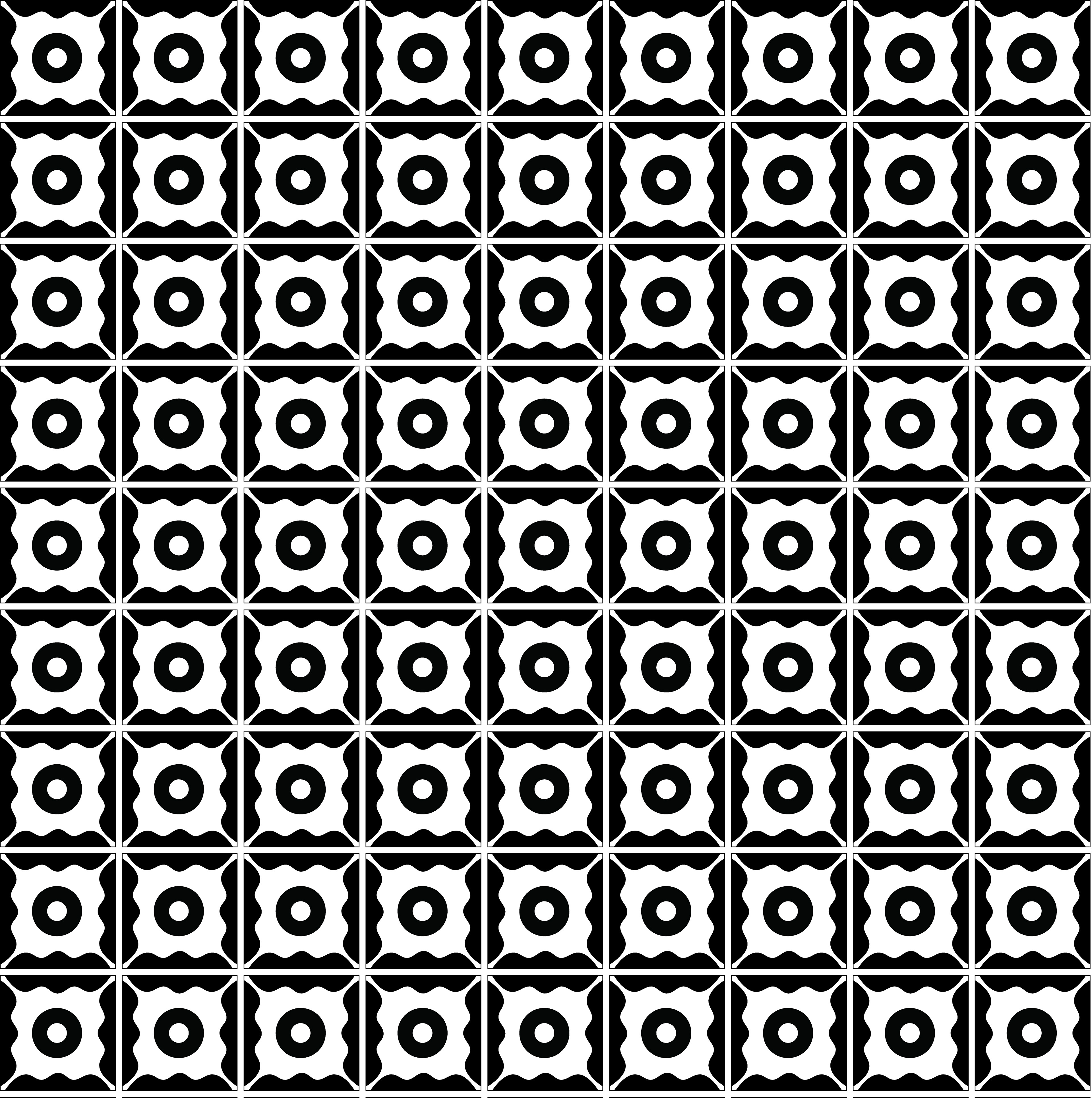 Night Flower Eyes, Digital Art, Pattern 1, 2025