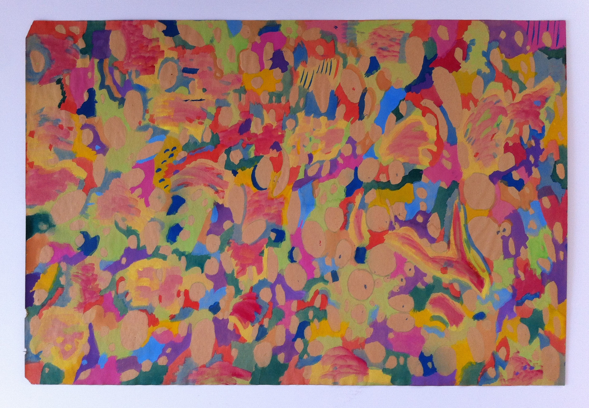 Colour Dream - Watercolor on Paper, 1972