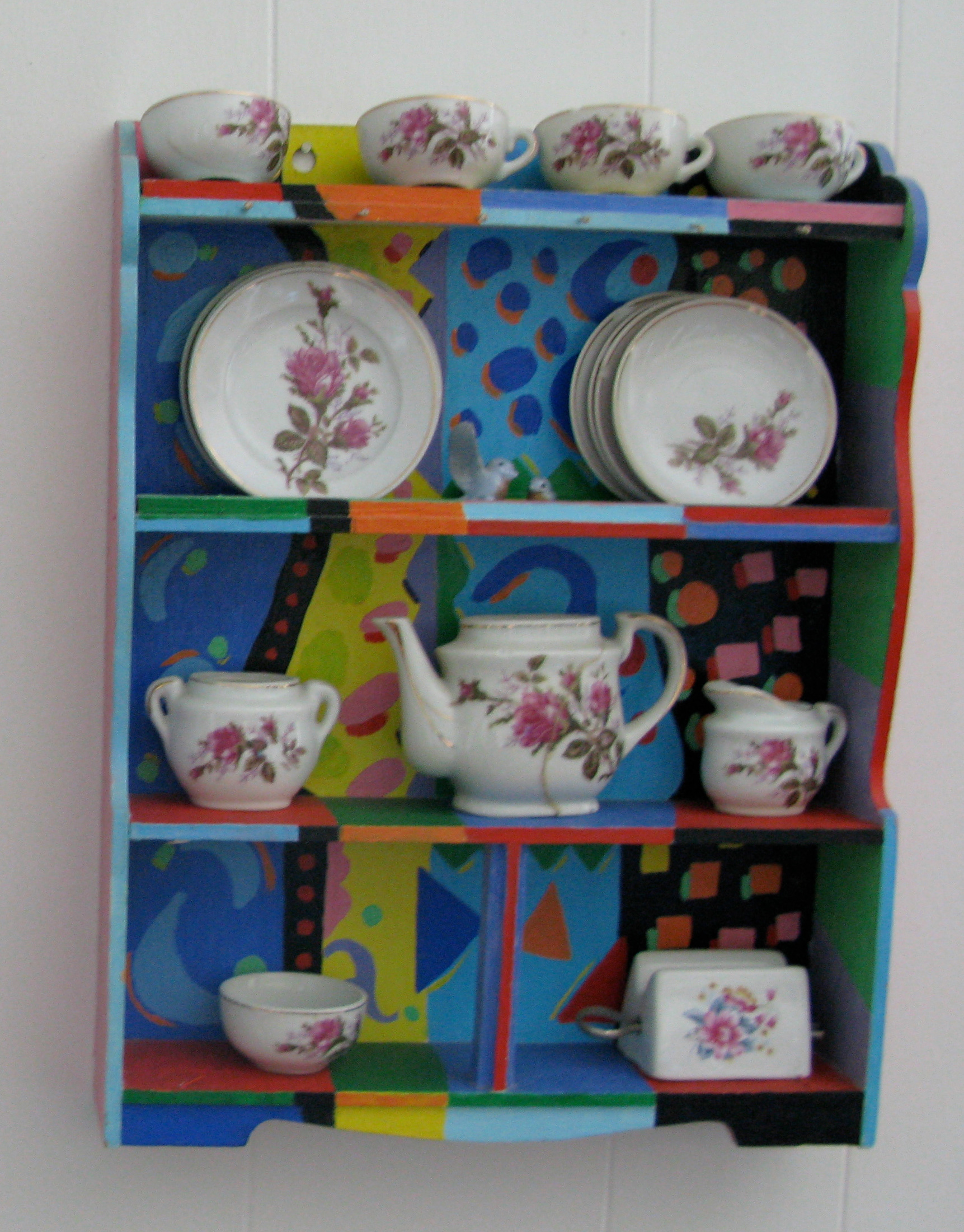 Tea Set Shadowbox, 1988