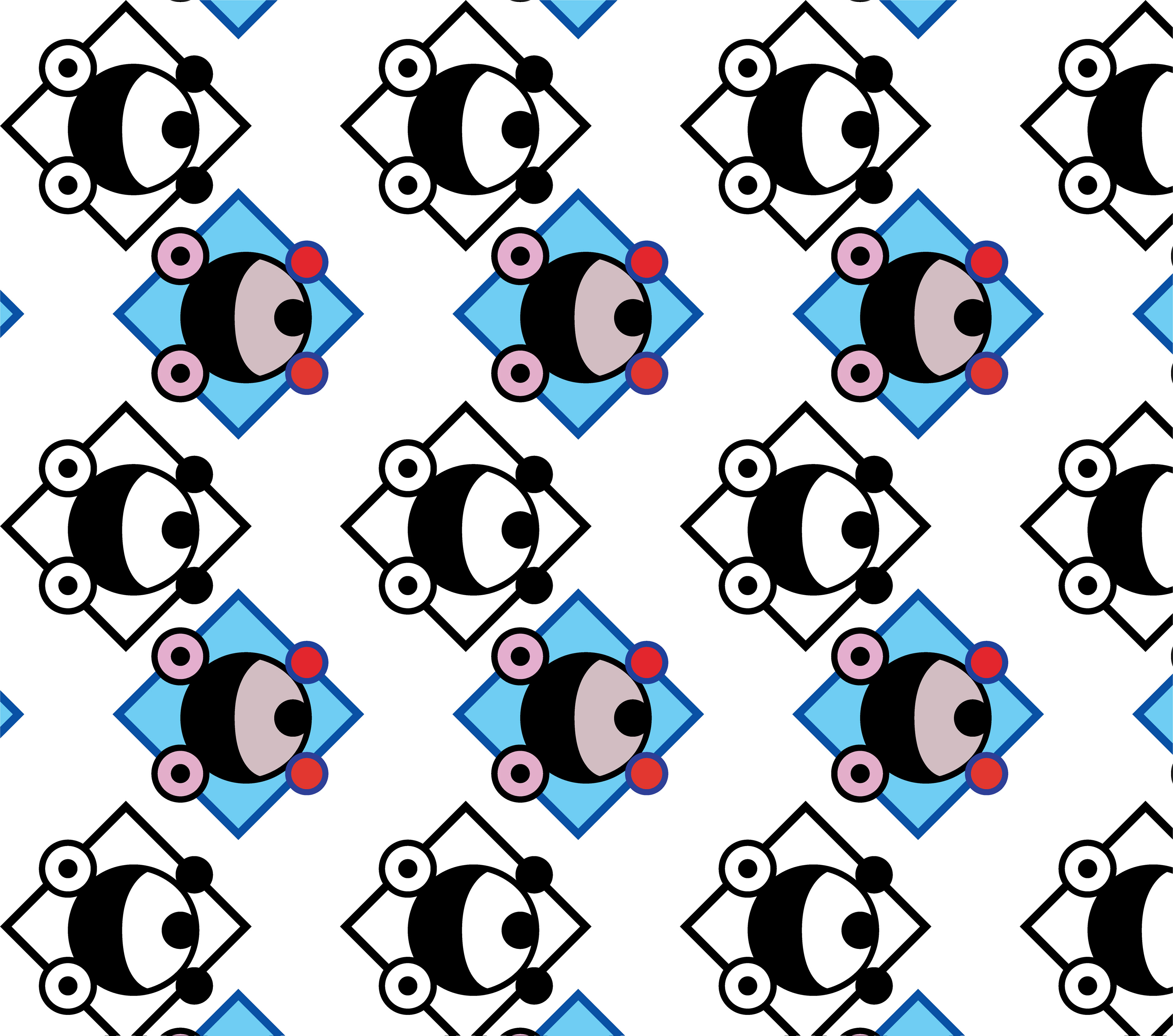 Quadricycle, Digital Art, Pattern 2, 2022