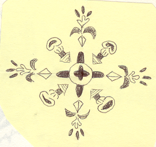 1991-03-29-b8, Pen and Ink on Paper, 1991