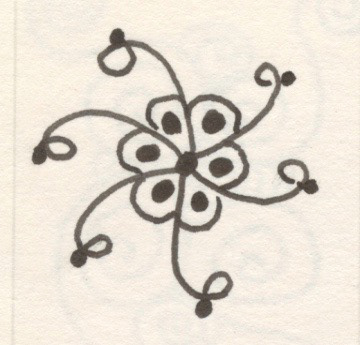 Flower Power, Pen and Ink on Paper, 2001