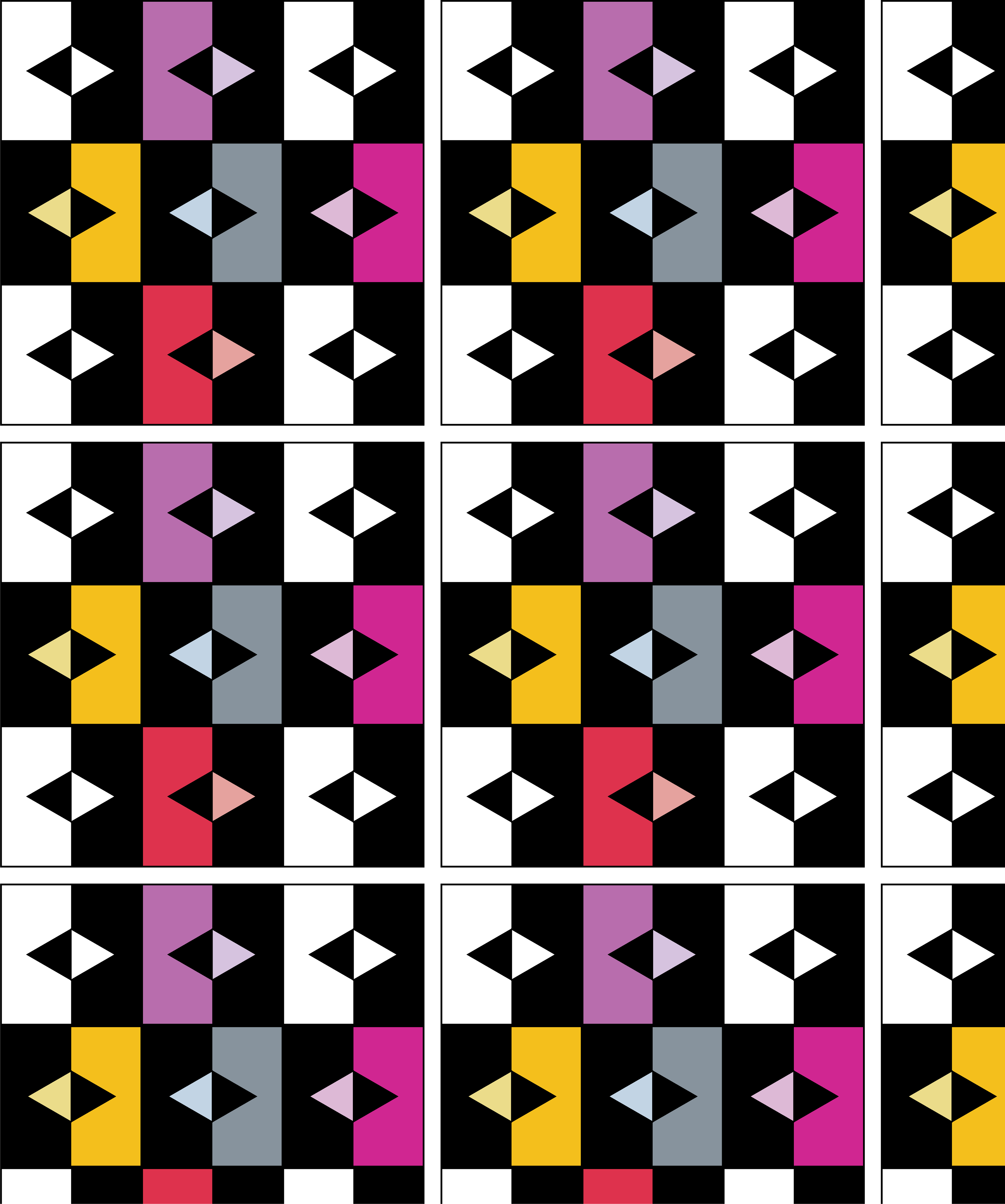 Diamond Portal Pattern, Digital Art, Version 7, 2022