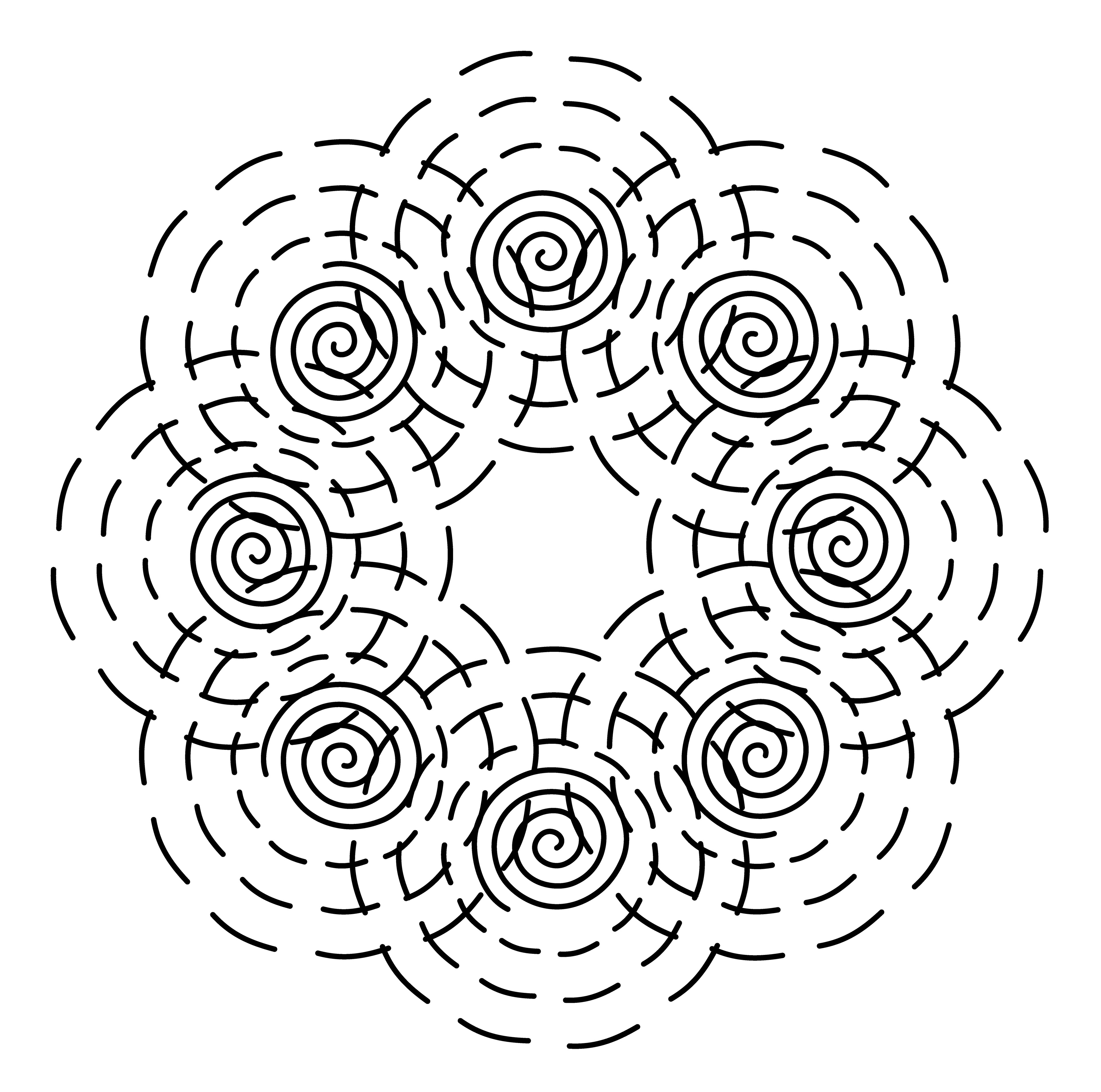 Radiocast, Digital Art, Radial, 2022