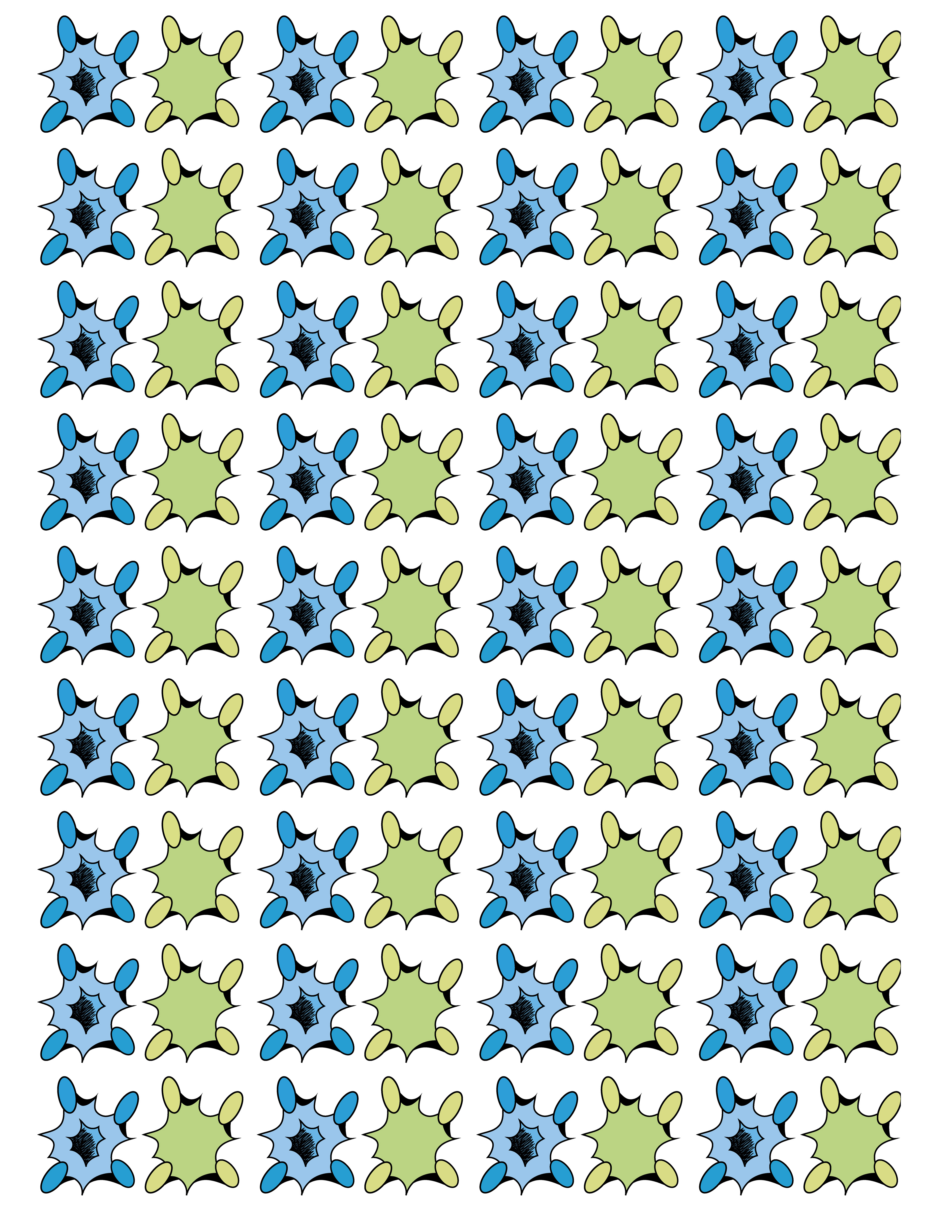 Outbloom, Digital Art, Pattern 2, 2025