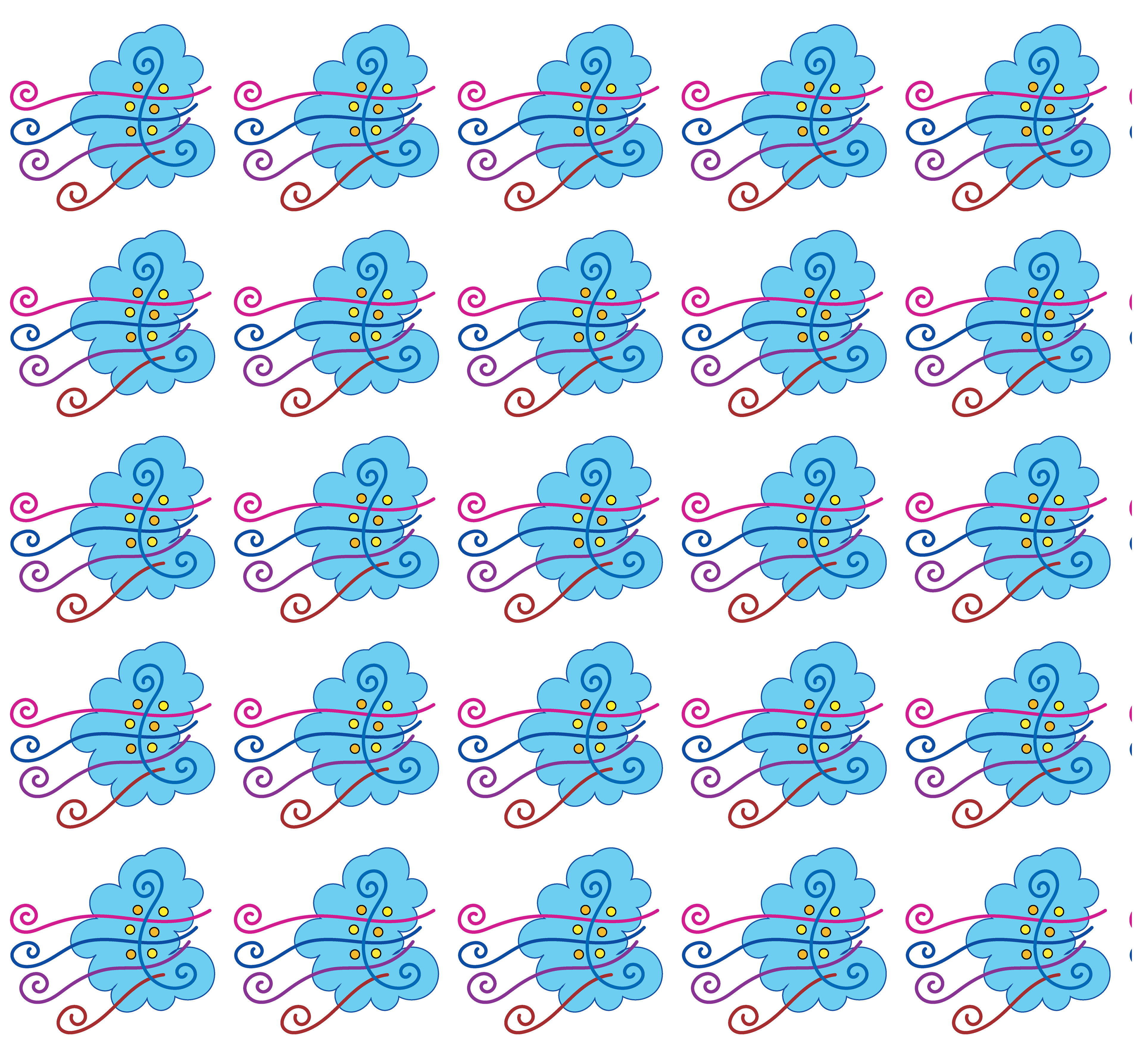 Wind Gust, Digital Art, Pattern 2, 2022