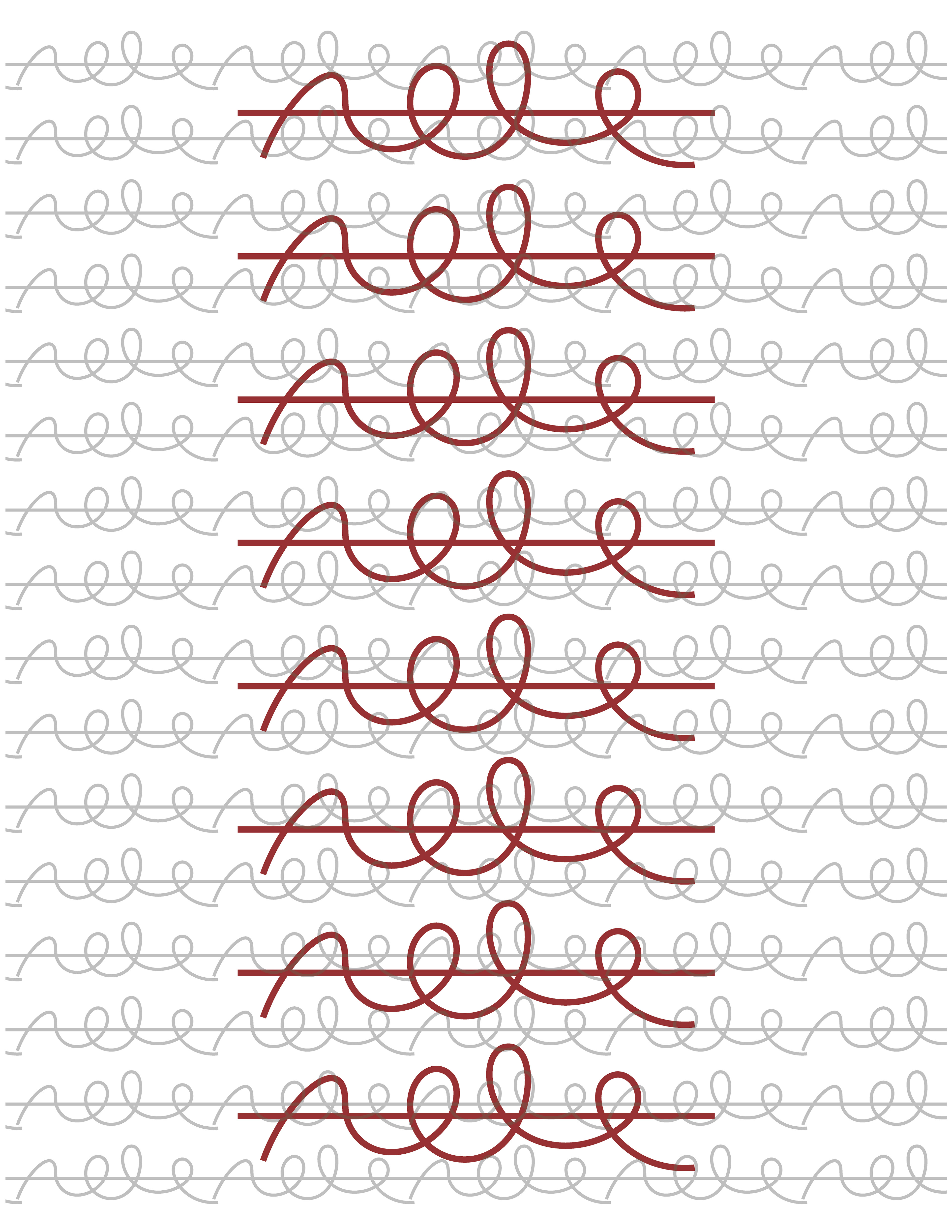 Needle Threads, Digital Art, Pattern 6, 2025