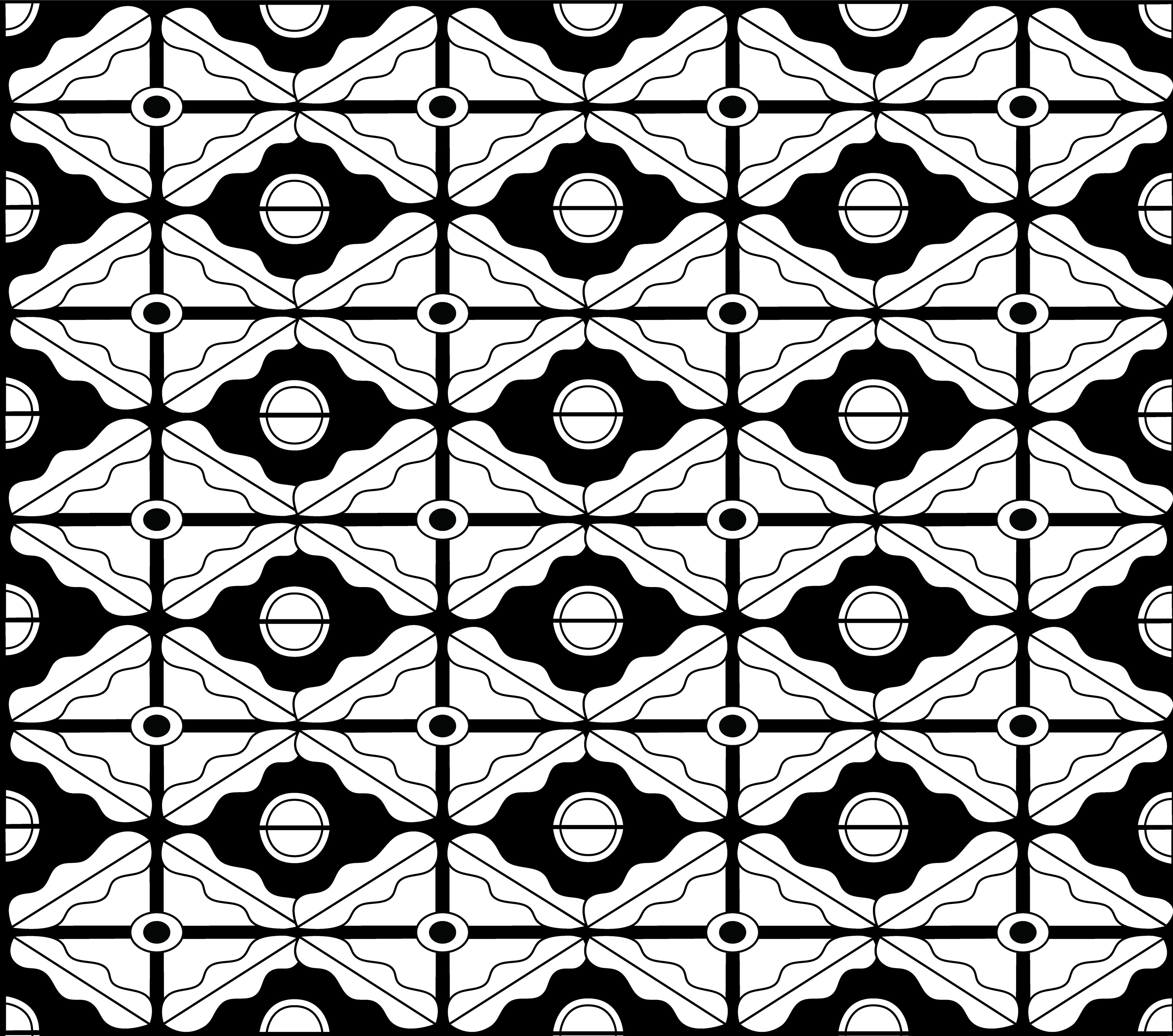 Flower Waves, Digital Art, pattern 2, 202