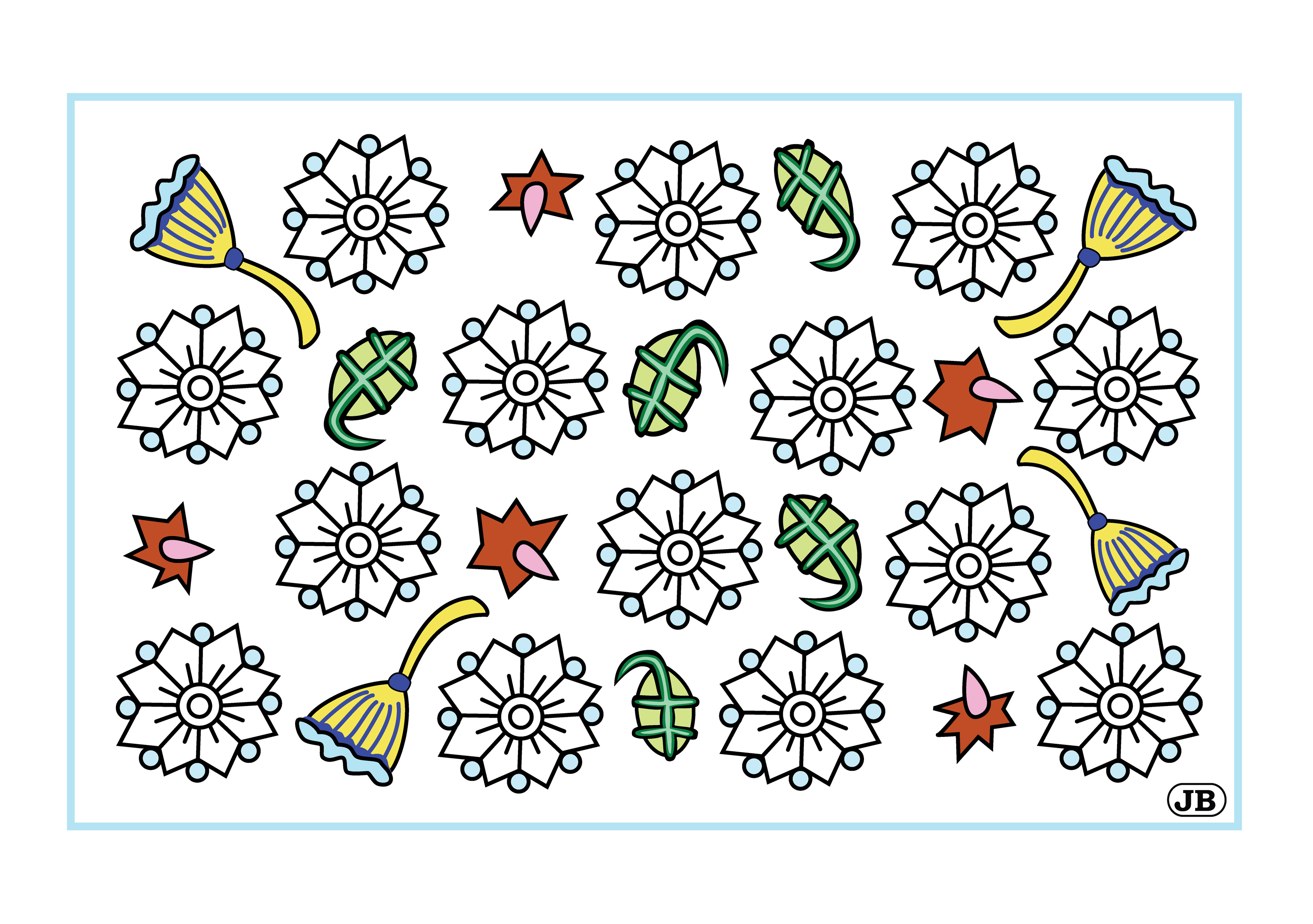 White Flowers, Digital Art, 2007