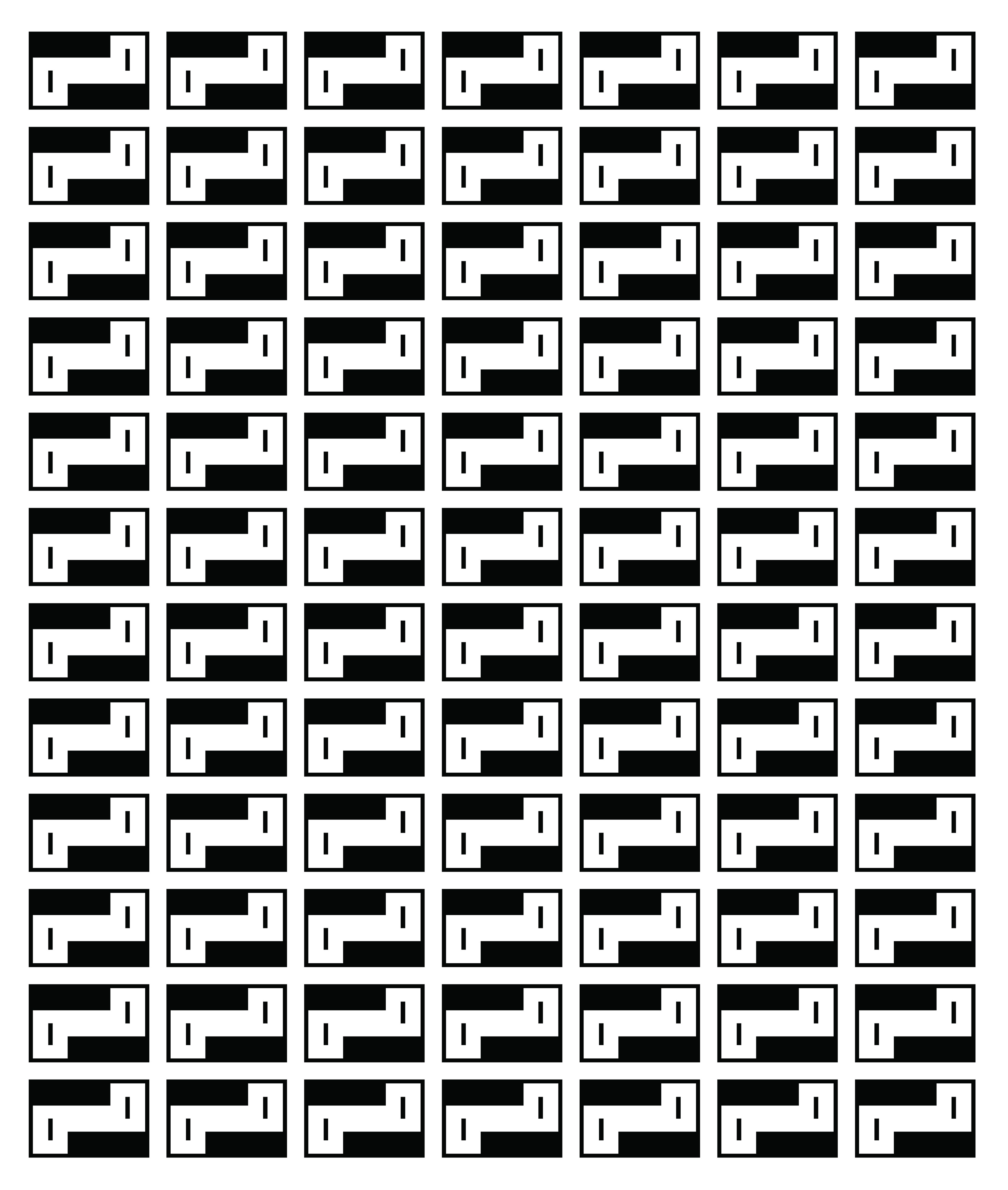 Staircase, Digital Art, pattern version 2, 2025