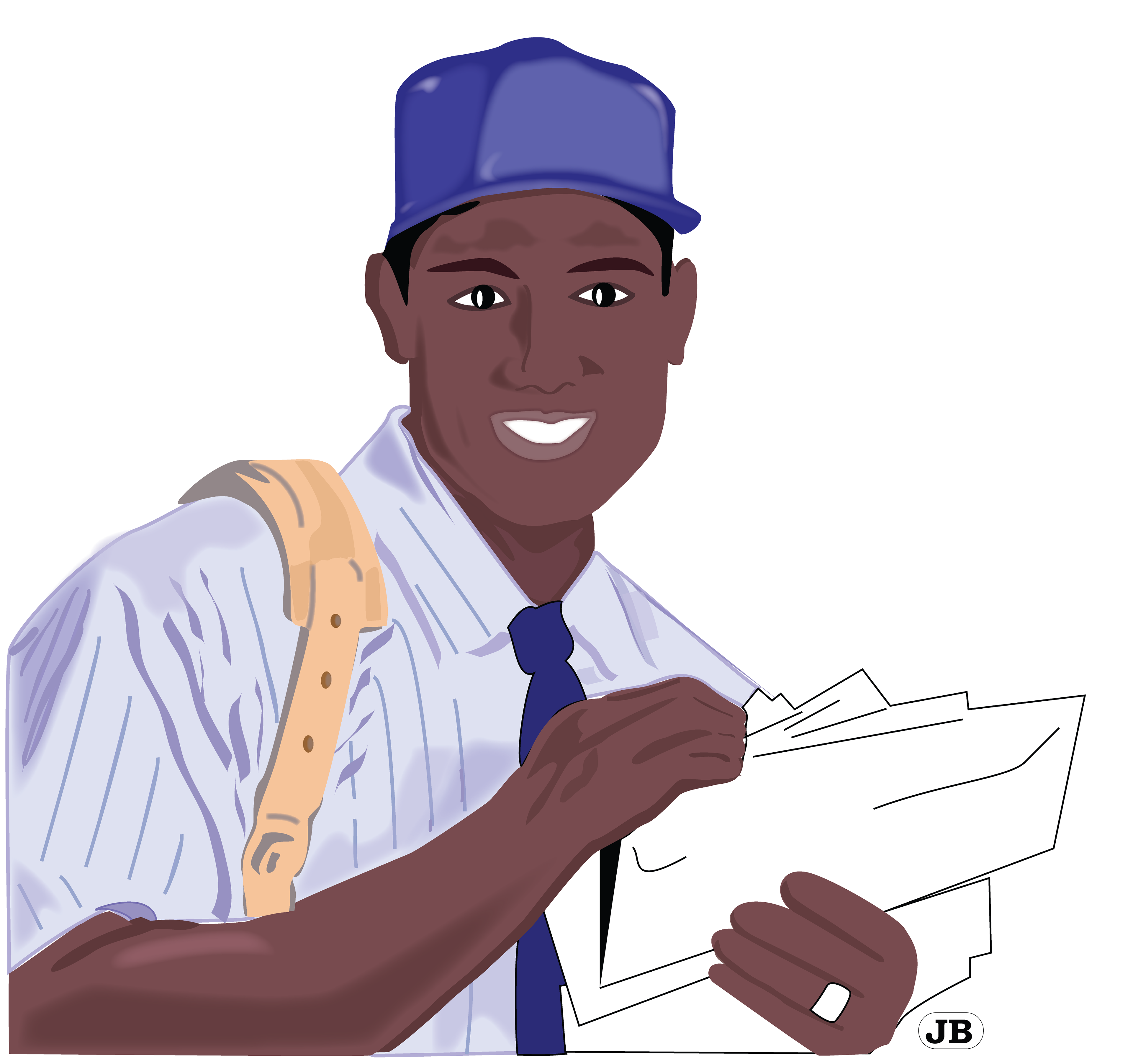 Letter Carrier, Digital Art, 2005