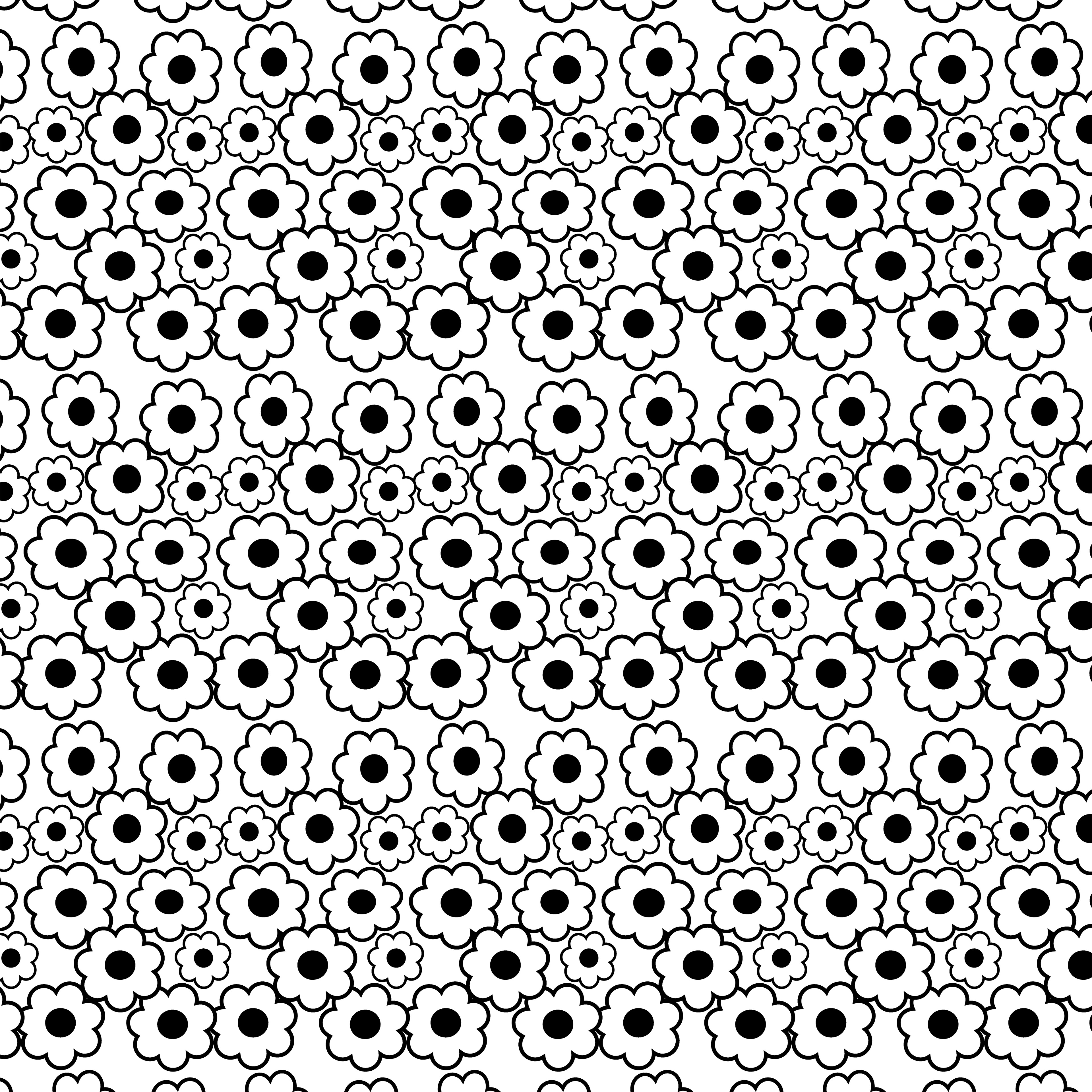 Flower Crowd, Digital Art, 2021