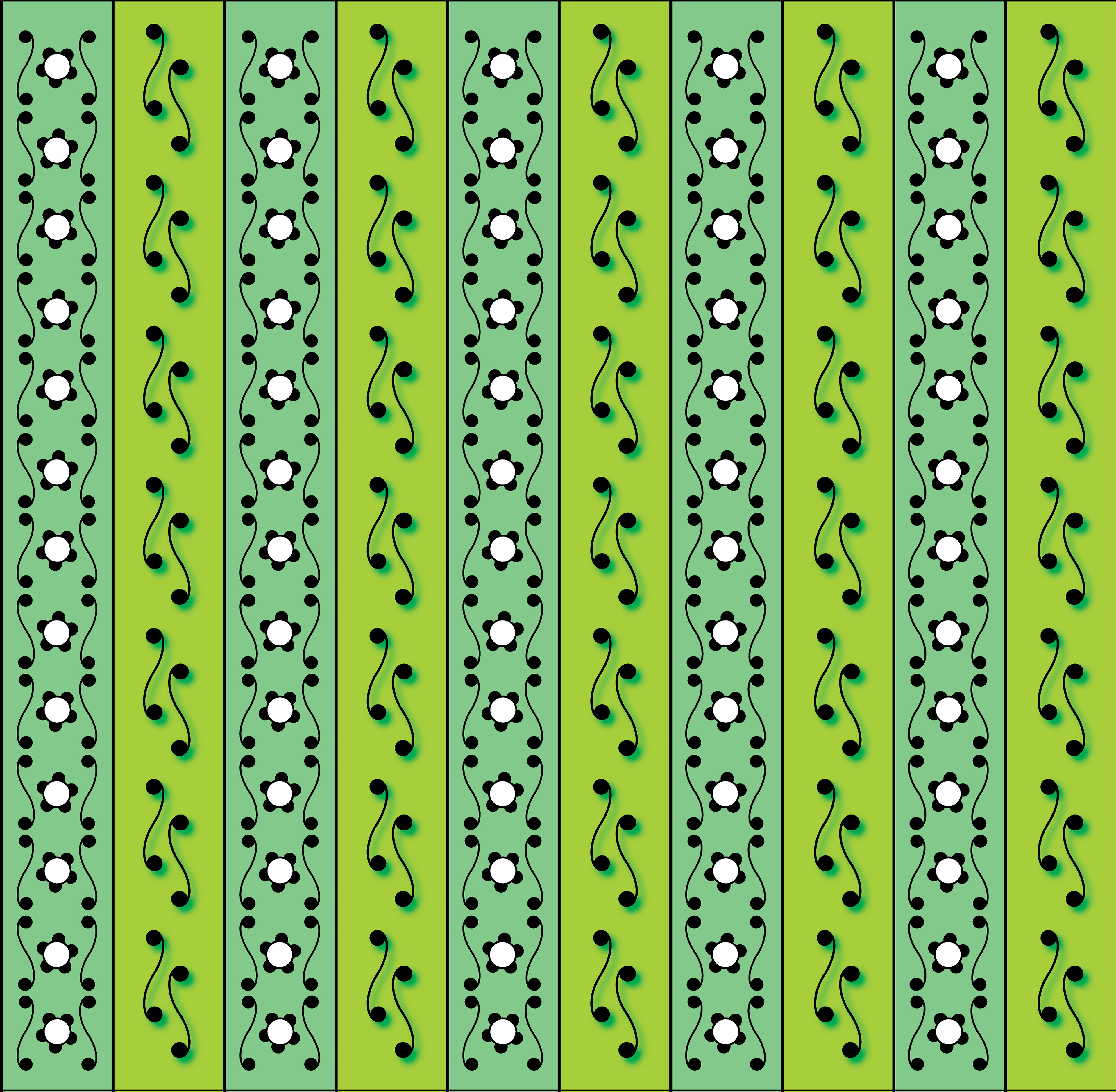 Rosette, Digital Art, Pattern 3, 2025