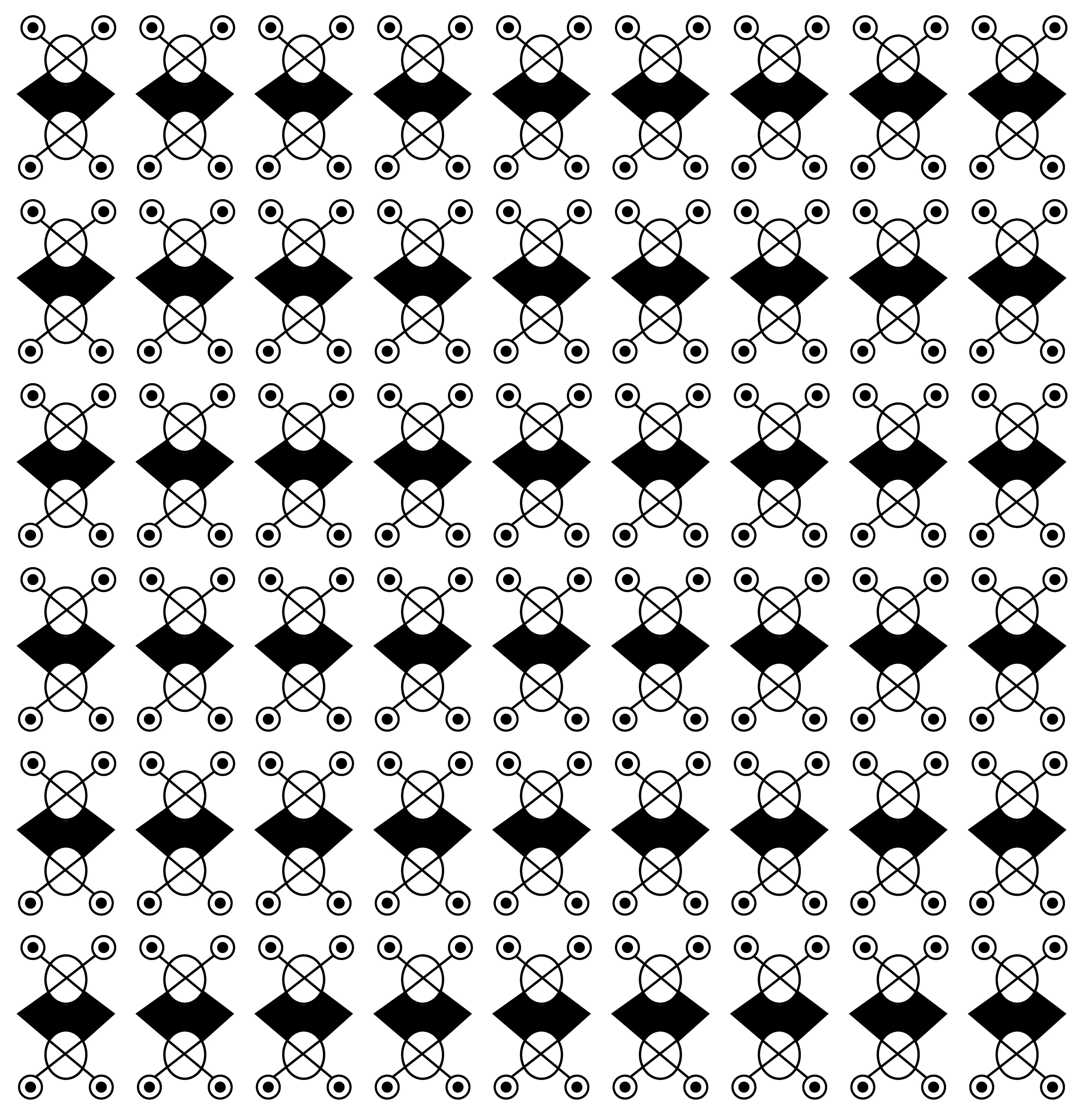 Clock Hands, Digital Art, Pattern 1, 2022