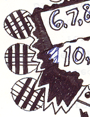 1986-09-b3, Magic Marker on Paper, 1986