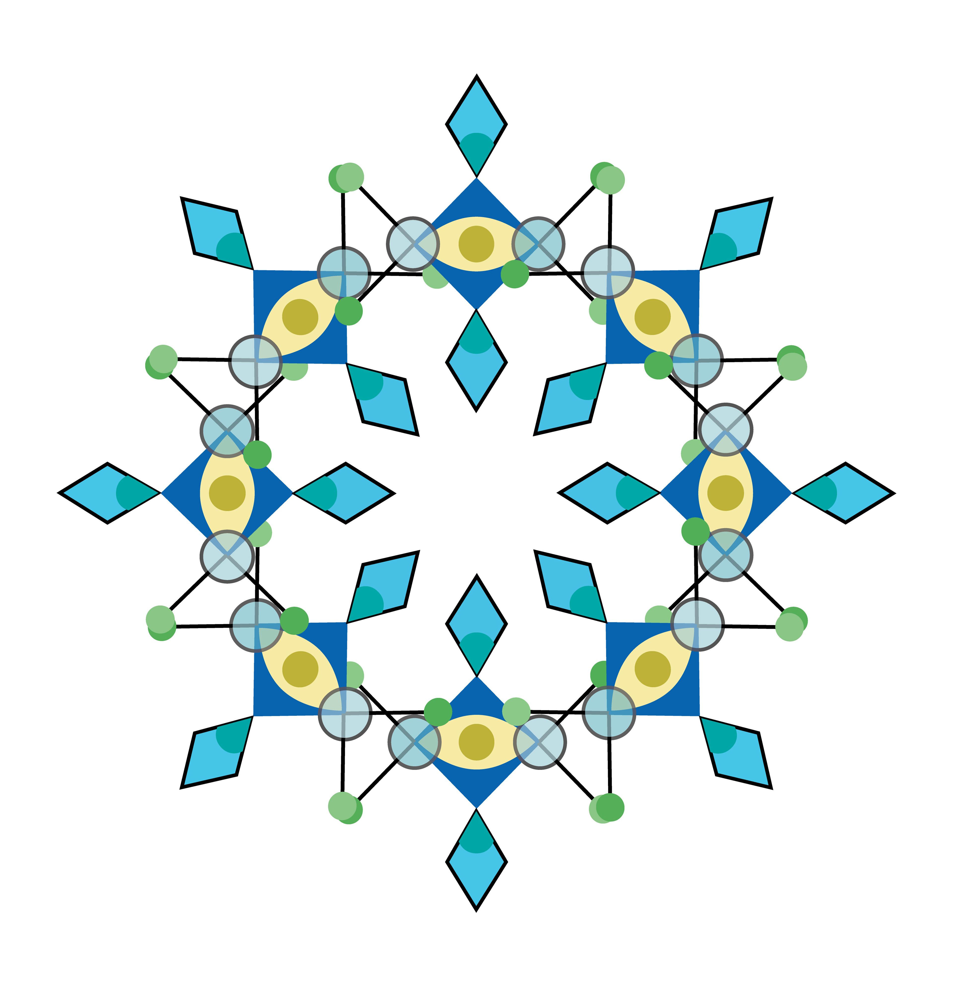 Diamond Eyes, Digital Art, Radial 1, 2025