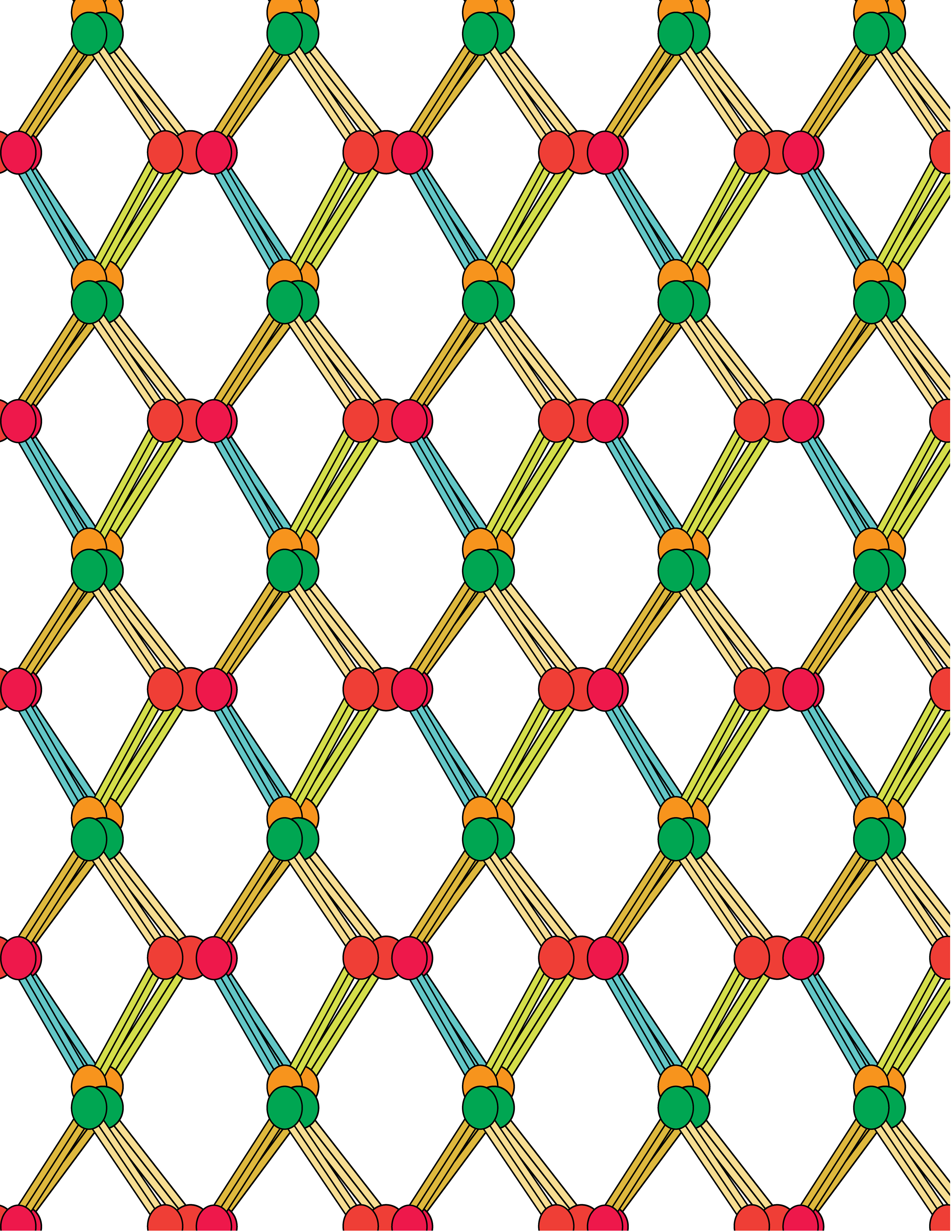 Plastic Yarn, Digital Art, Pattern 2, 2020