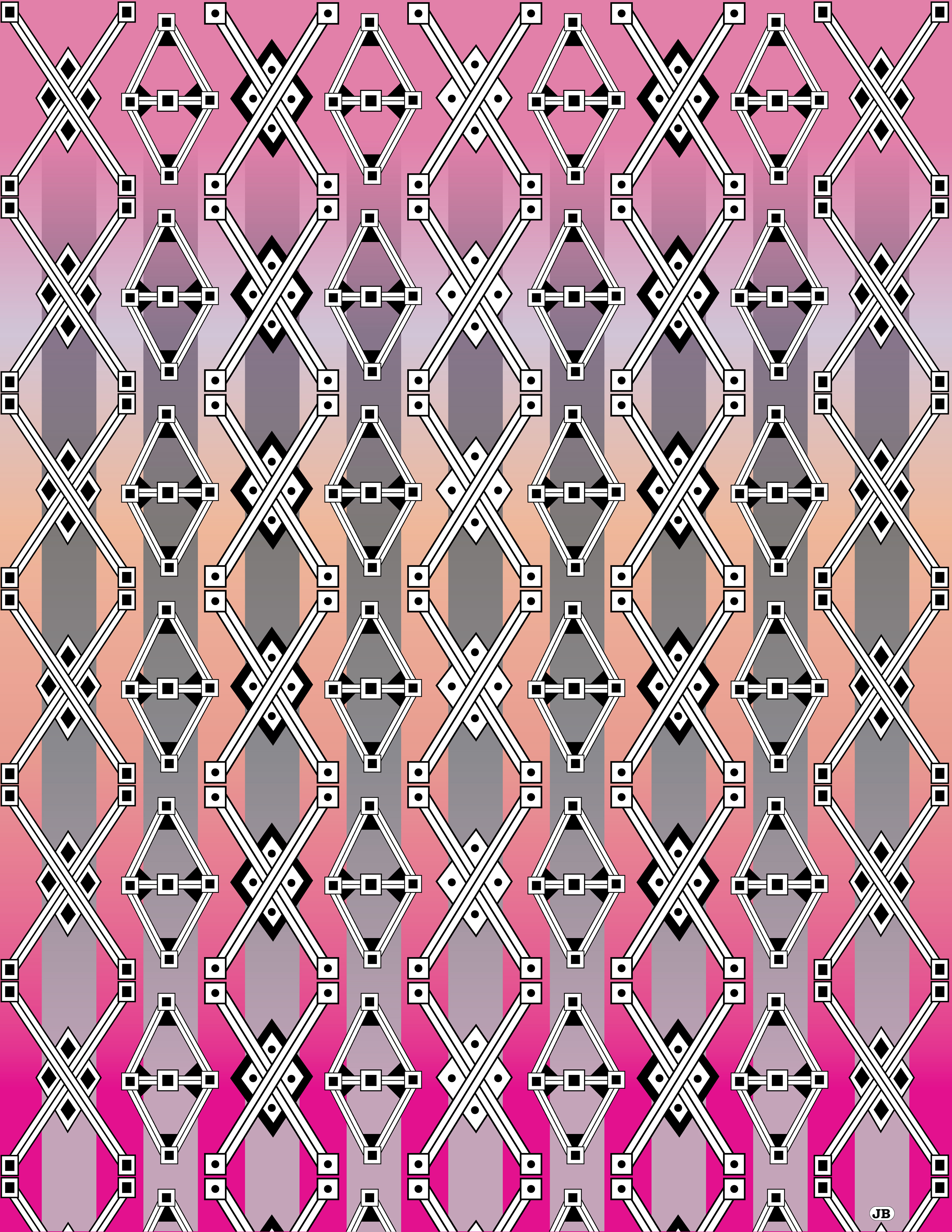 Escalation Pattern, Version 1, Digital Art, 2025