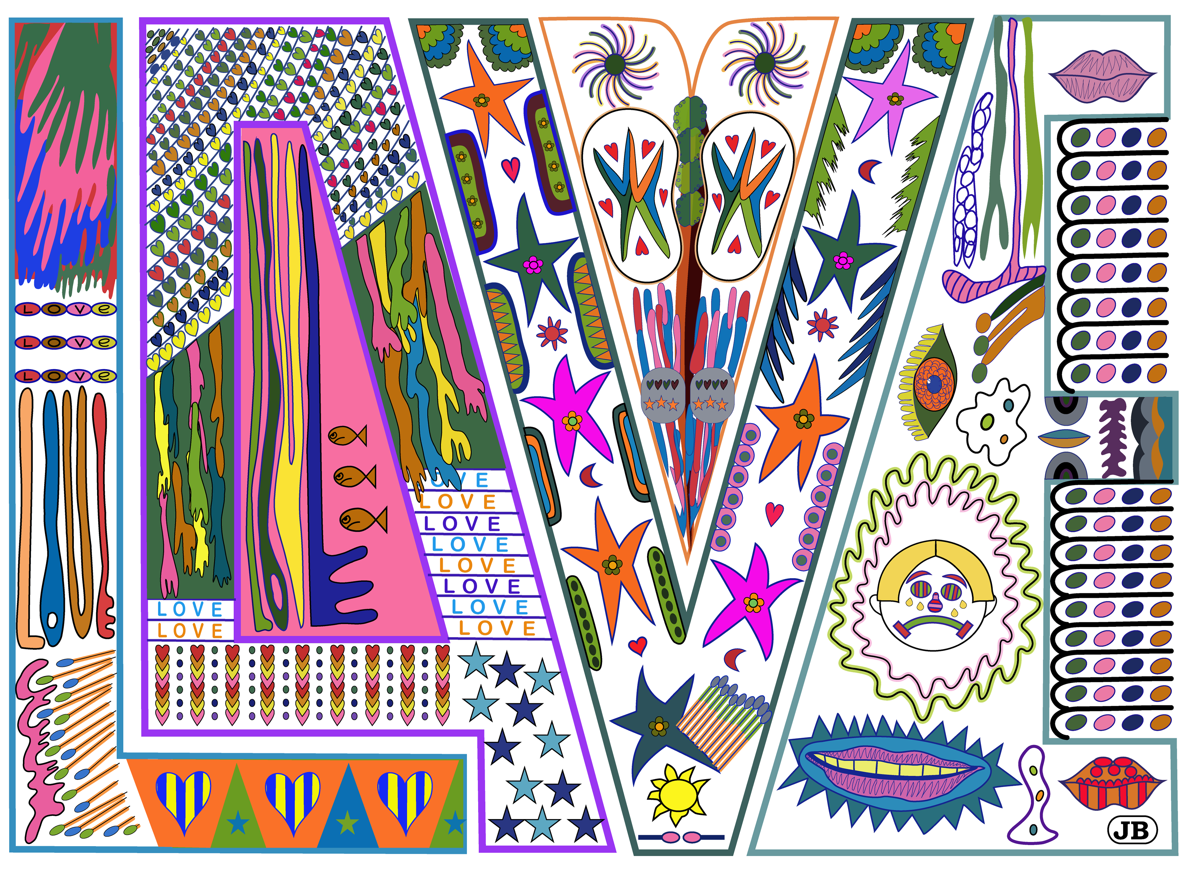 Love Letters # 1 - Digital Art, 2021
