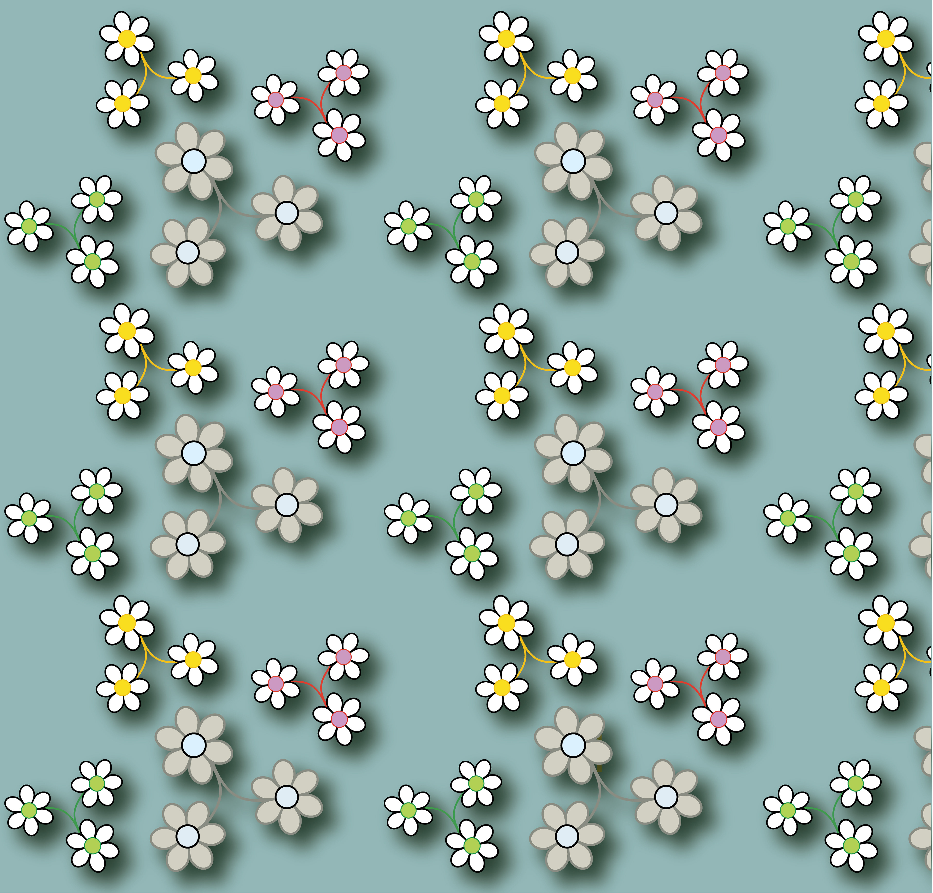Nose Gay, Digital Art, Pattern 5, 2025