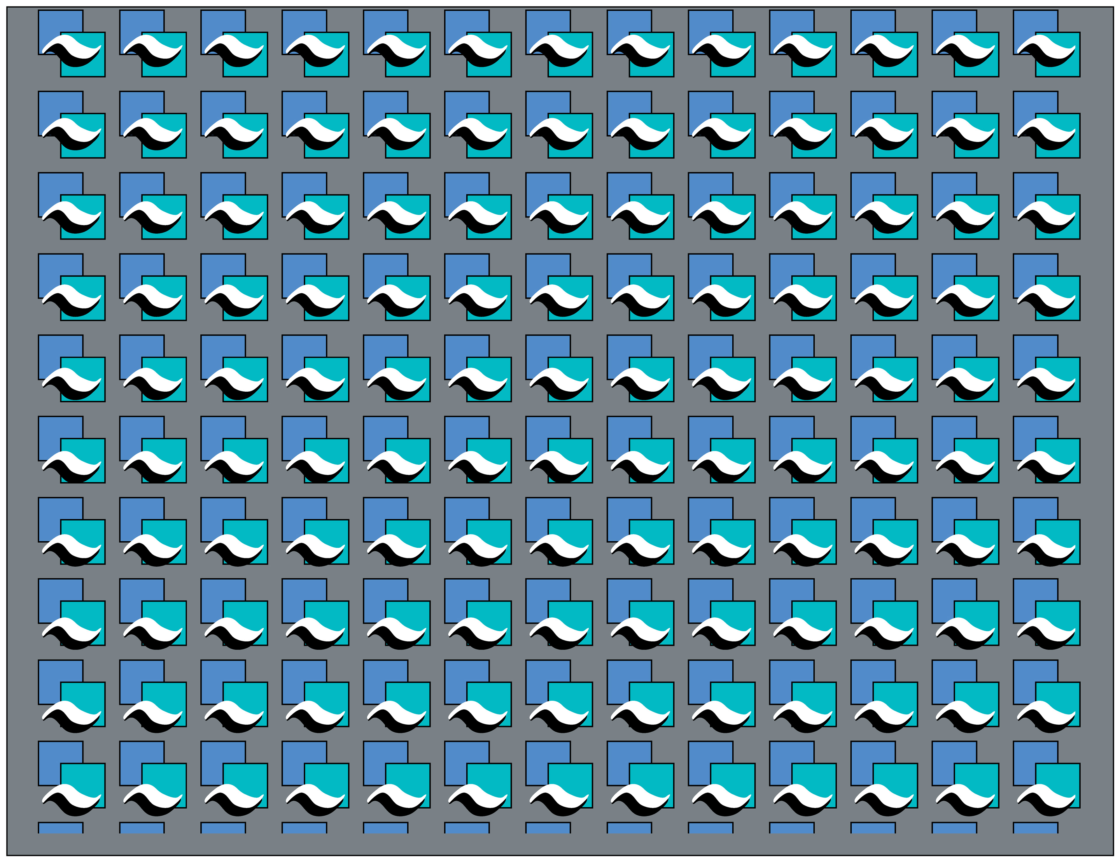 Seagull Pattern, Digital Art, 2021