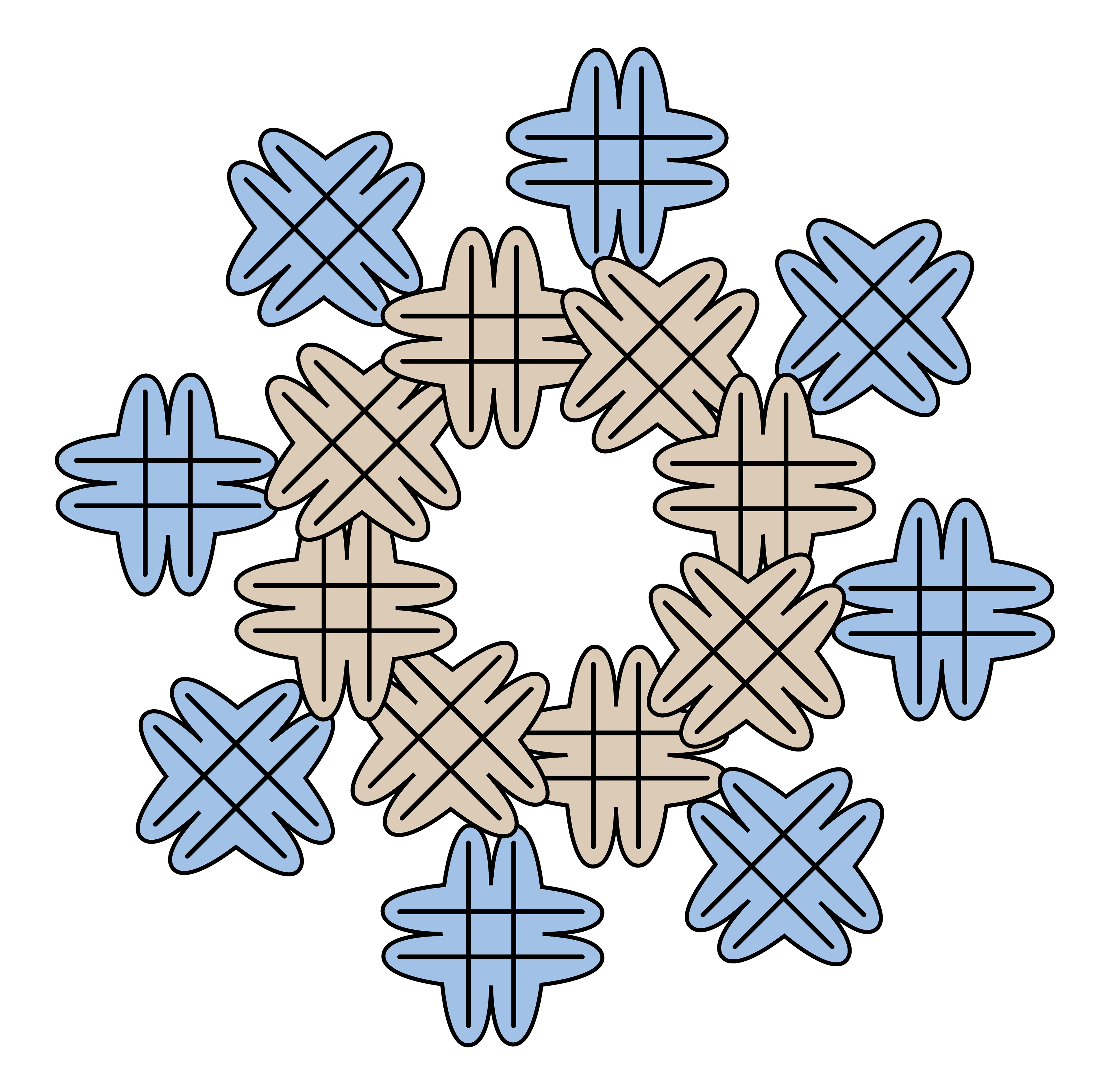 Criss Cross Spinner, Digital Art, Radial 2, 2022