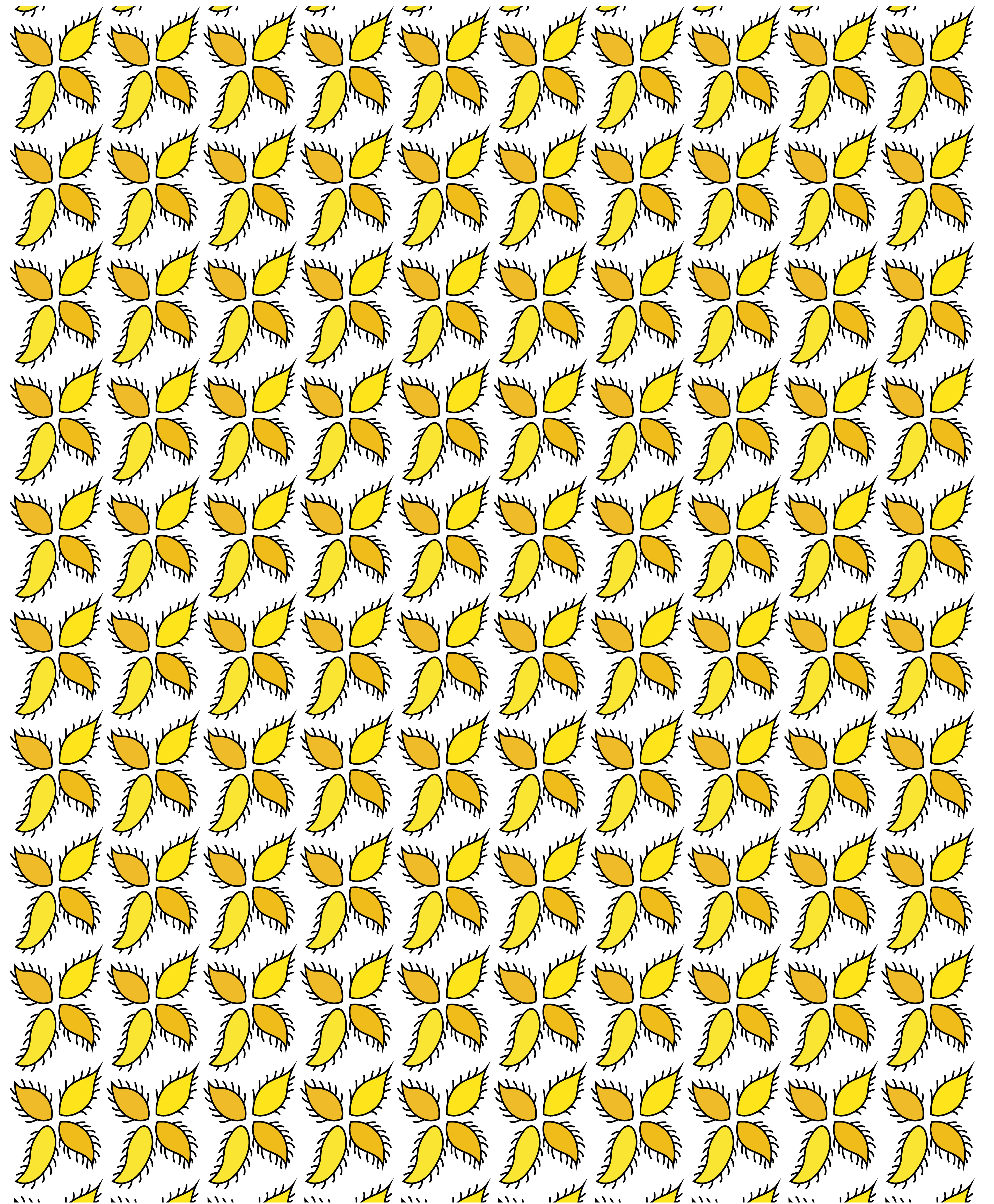 Face Flower, Digital Art, Pattern 2, 2020