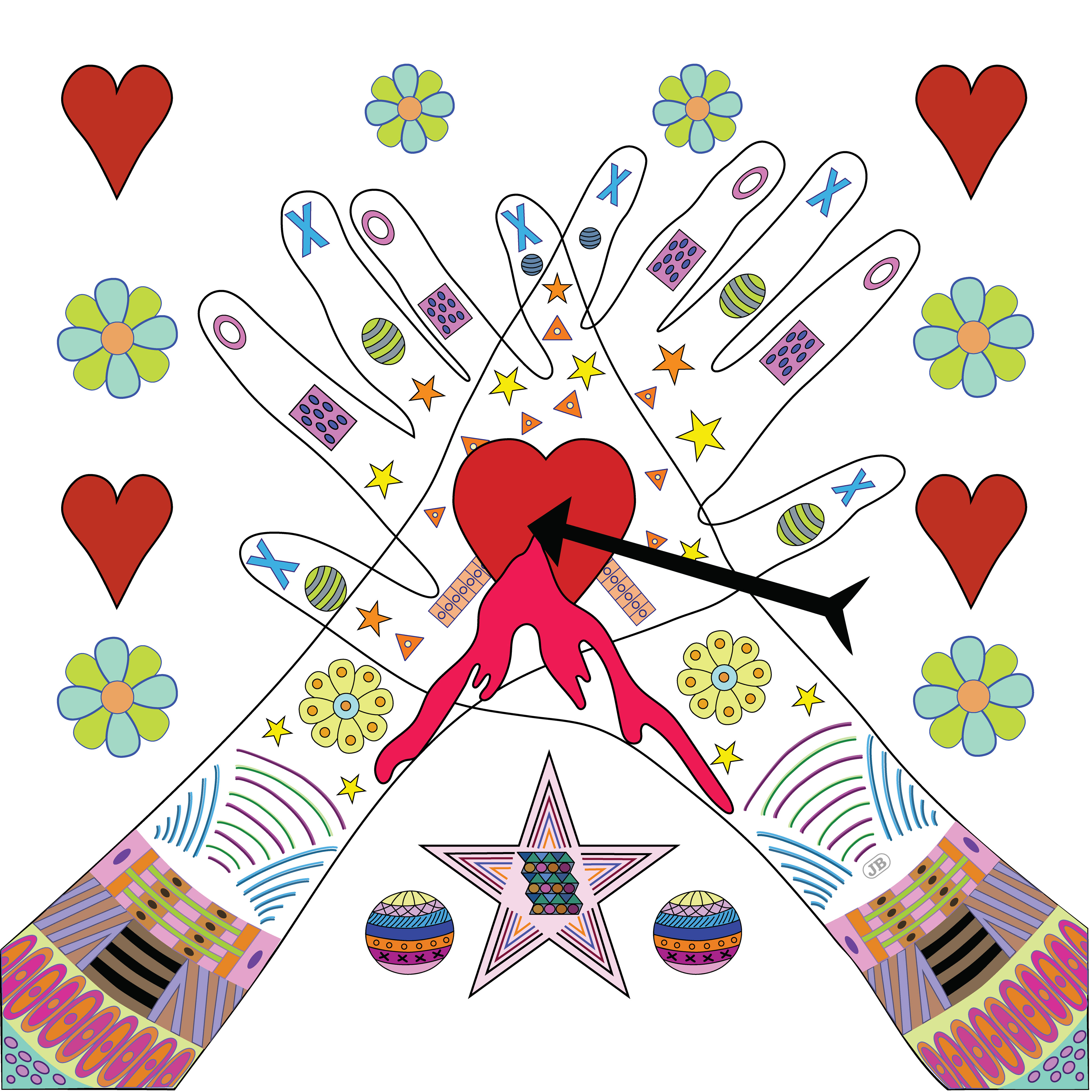 Heart Hands, Digital Art, 2026