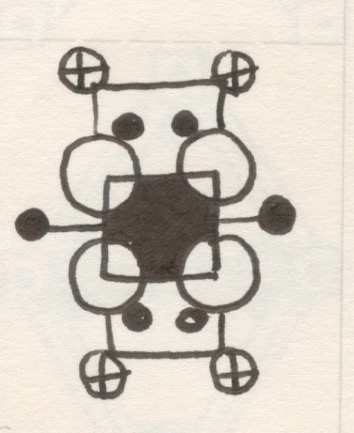 Robot Clock, Pen and Ink on Paper, 2002