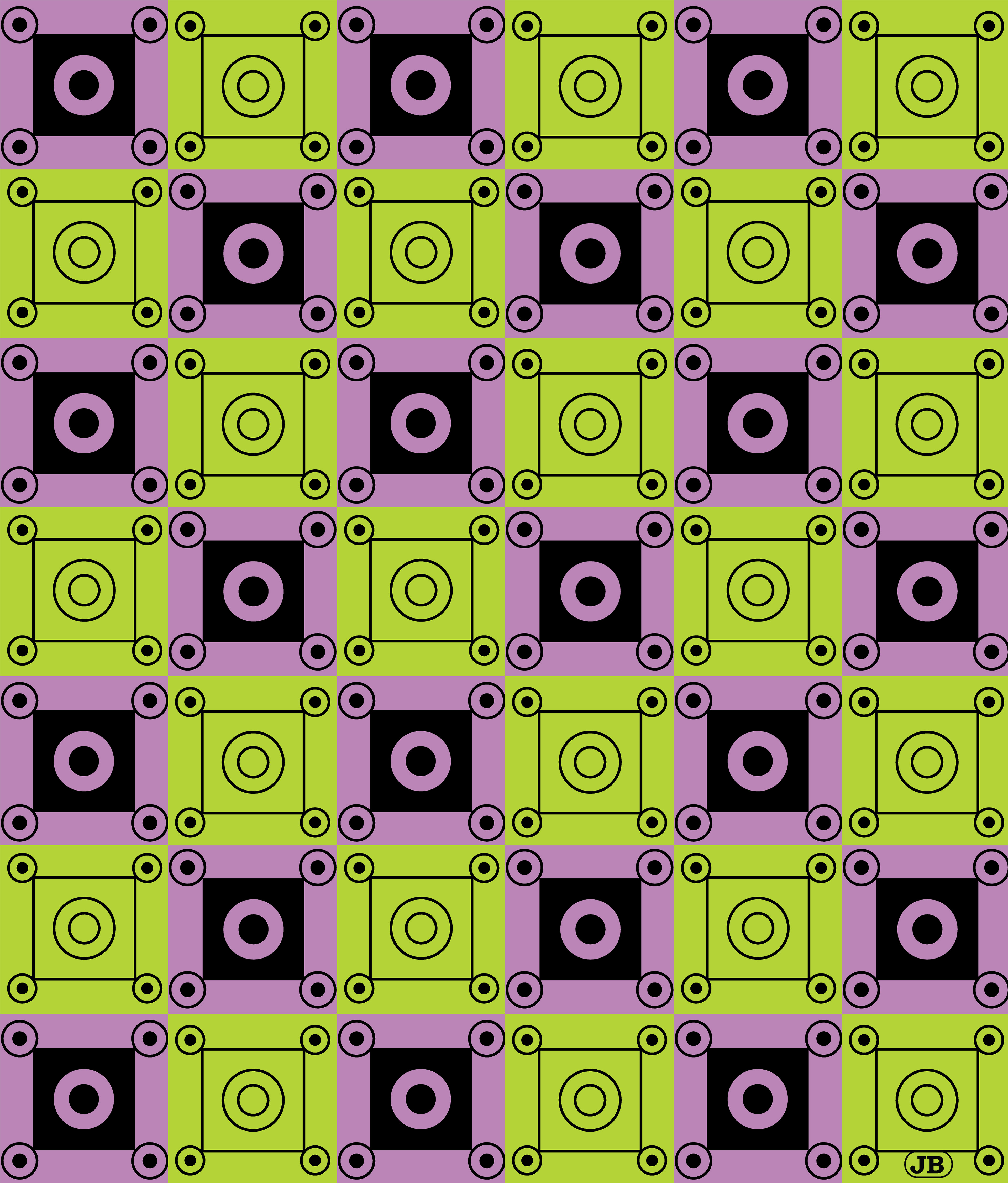 Domestic Partner Pattern 4 - Digital Art, 2024