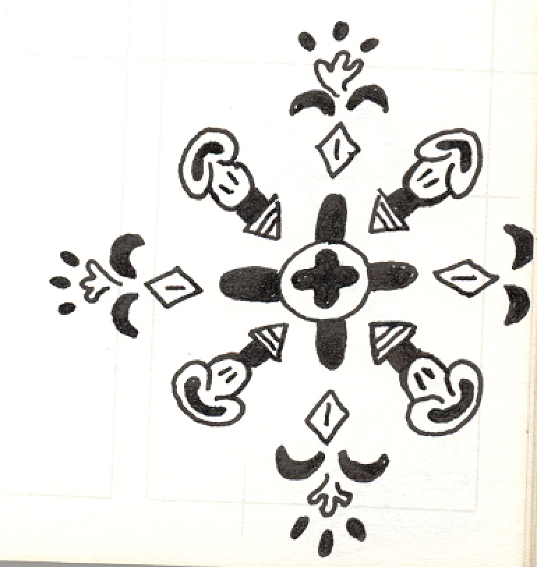 1991-03-29-b8, Pen and Ink on Paper, 1991