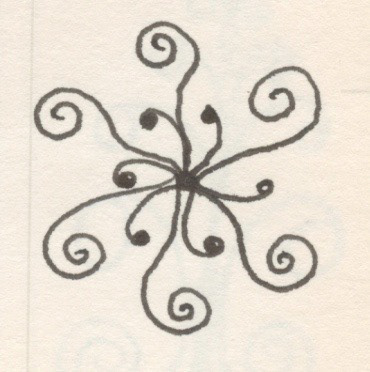 Flower Filigree, Pen and Ink on Paper, 2002