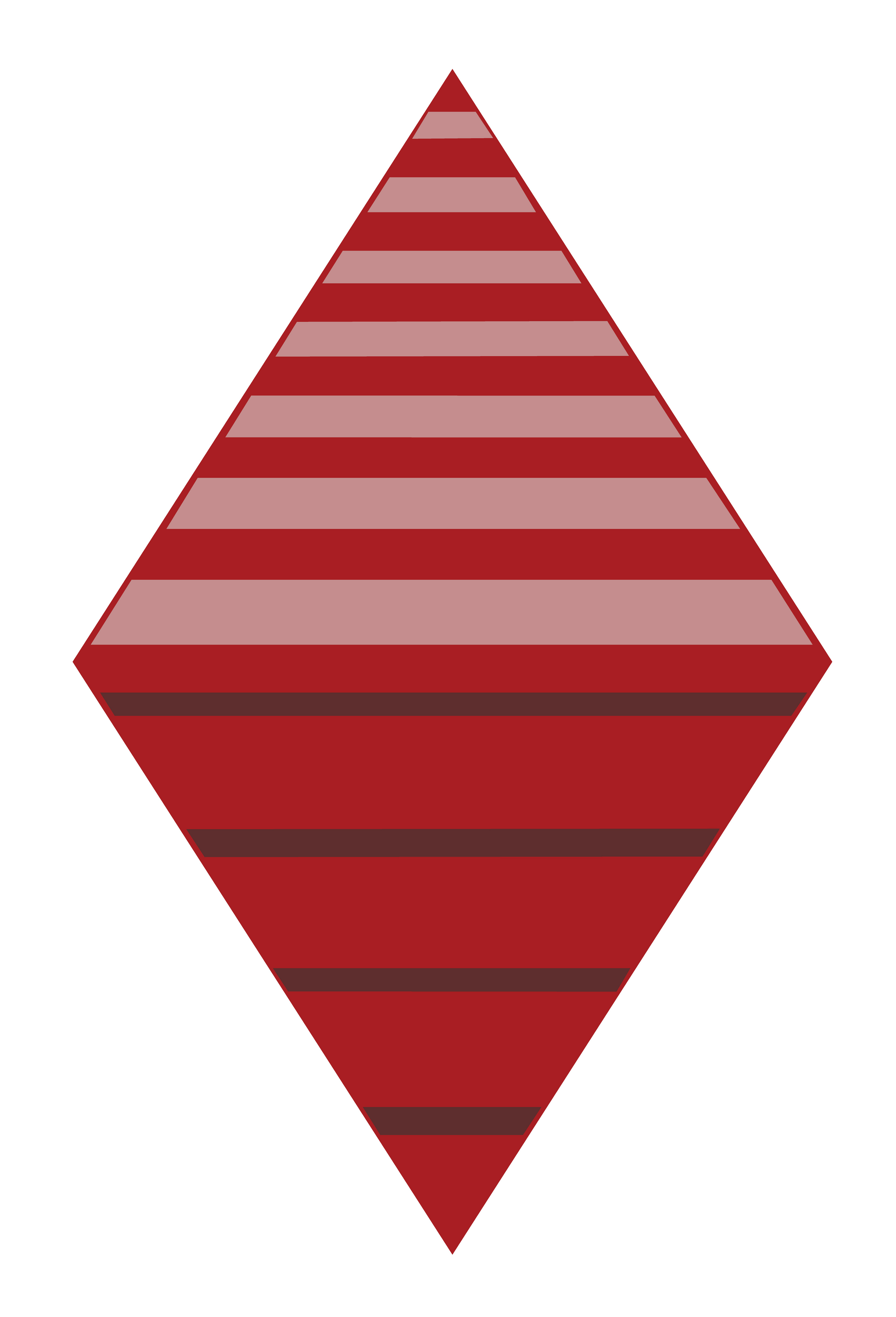 Striped Rhombus, Vector Drawing 4, 2026