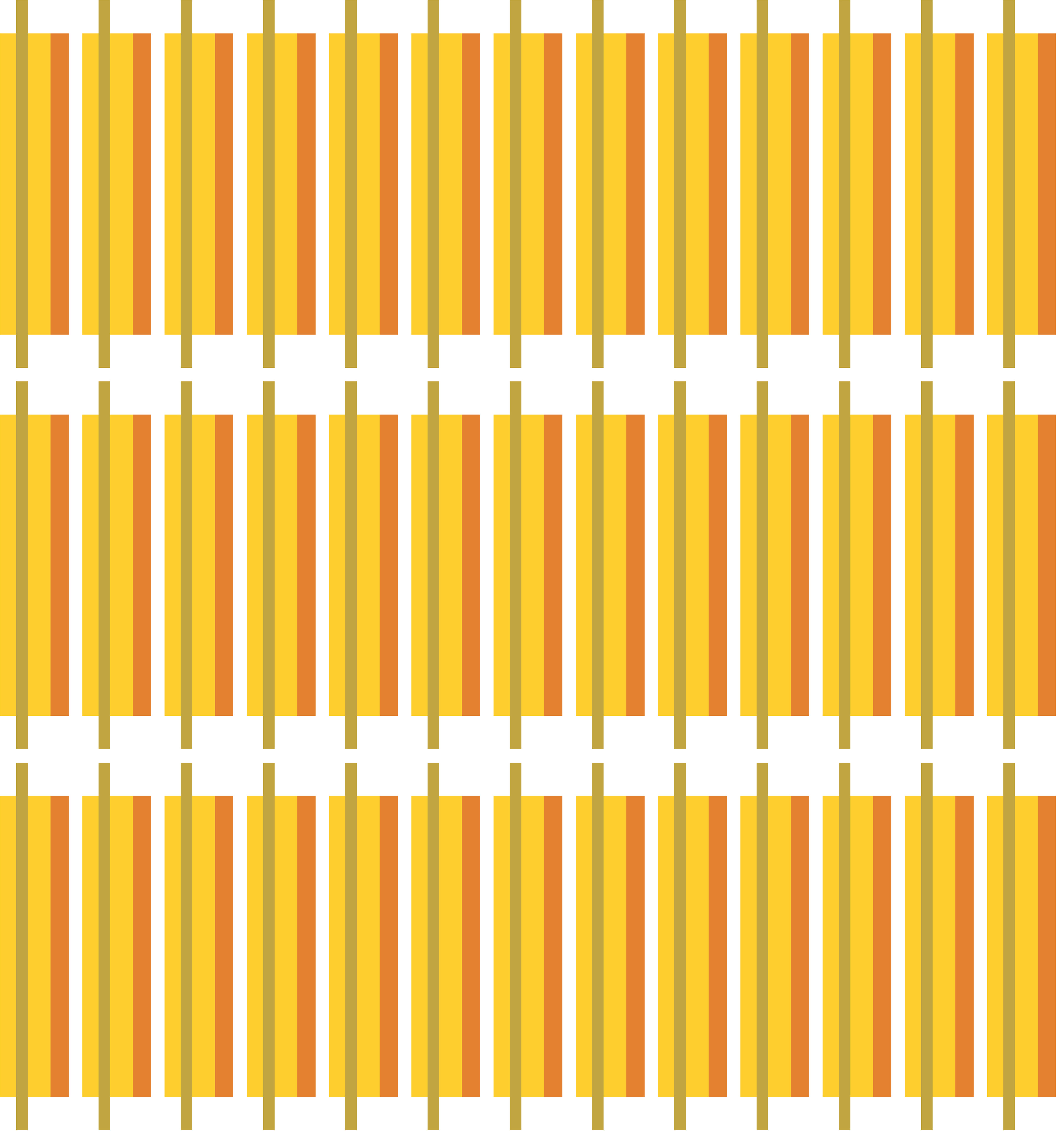 Pink Yellow Orange, Digital Art, Pattern 1, 2021