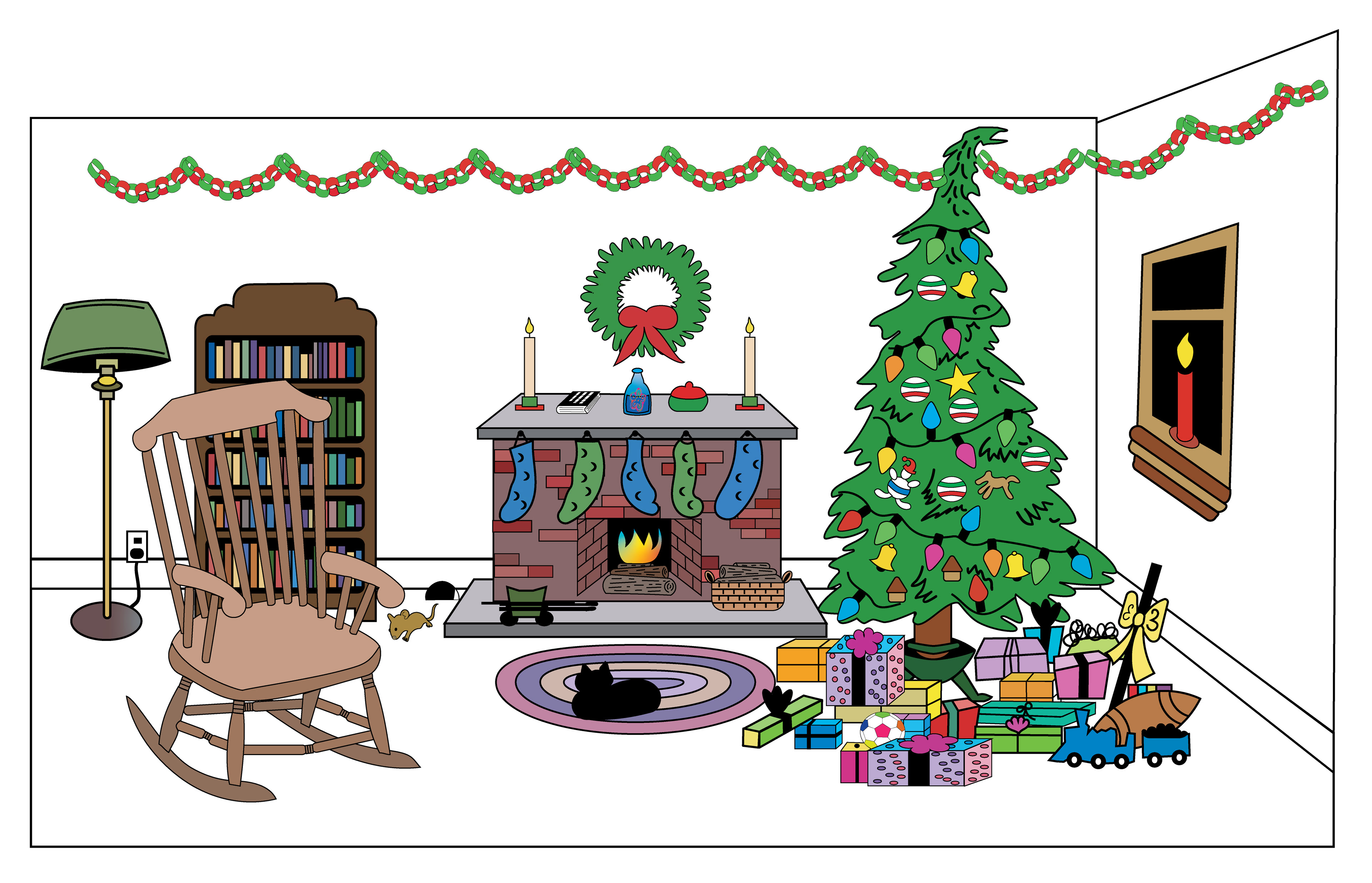 Sherbrooke Fireplace, Digital Art, 2020