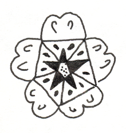 Drawing for Pansies, Pen and Ink, 1991