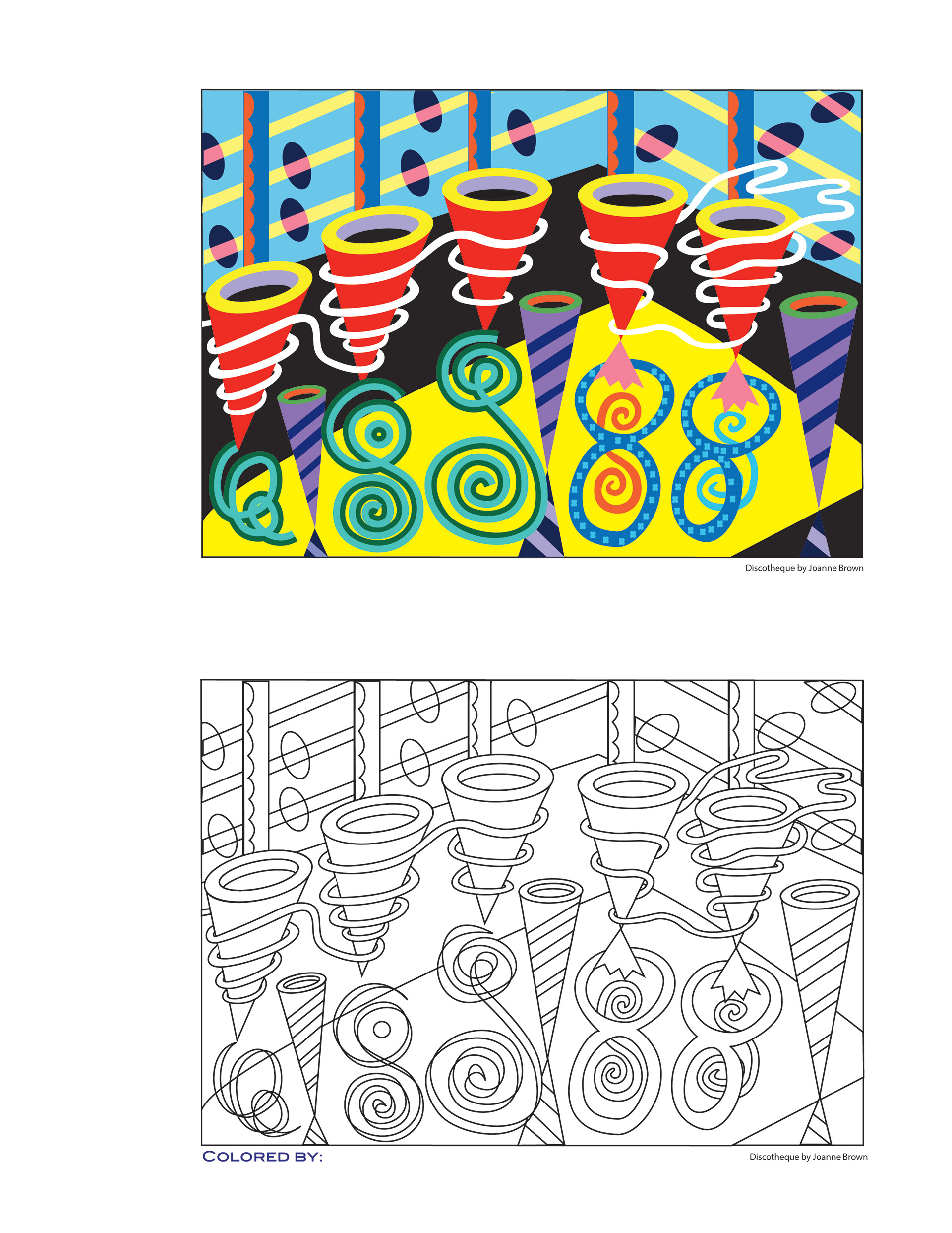 Portfolio Coloring Book, 2009 - Discotheque